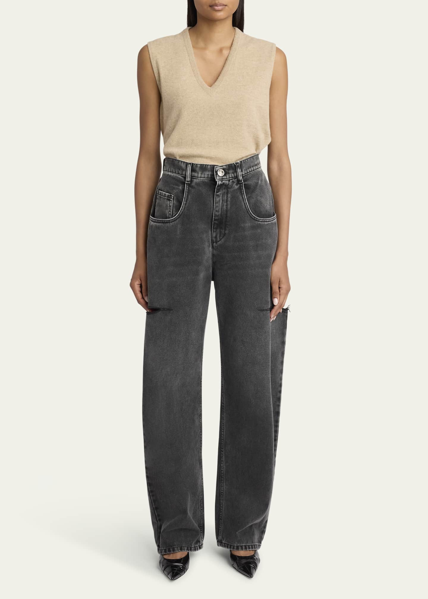 Maison Margiela Slit Denim Pants