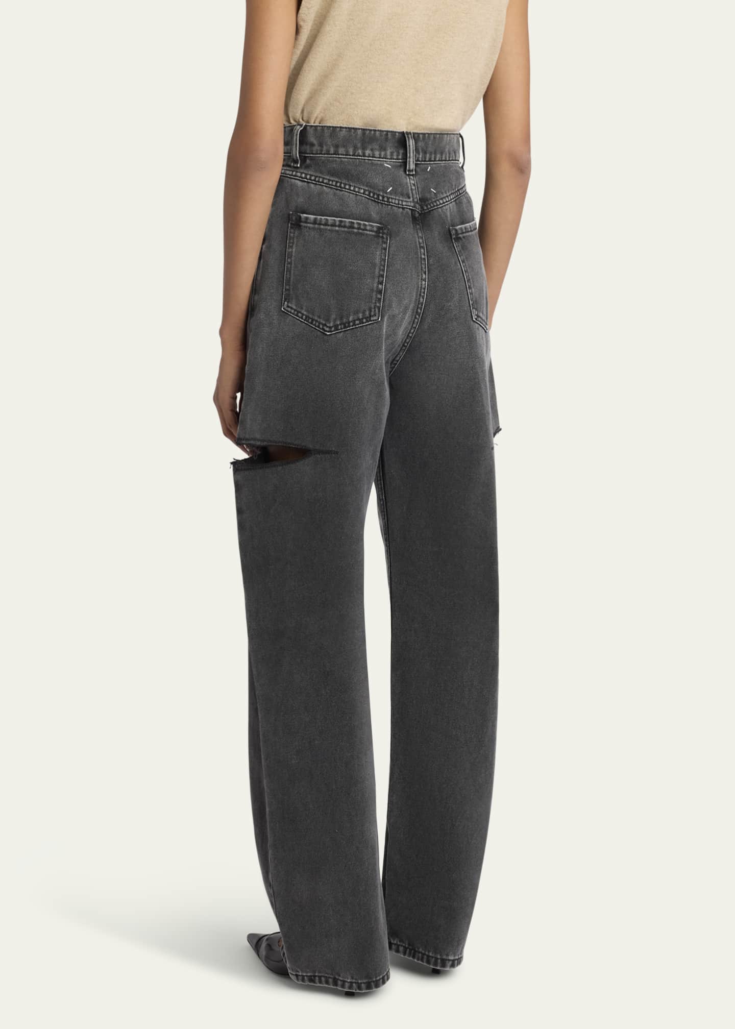 Maison Margiela Slit Denim Pants