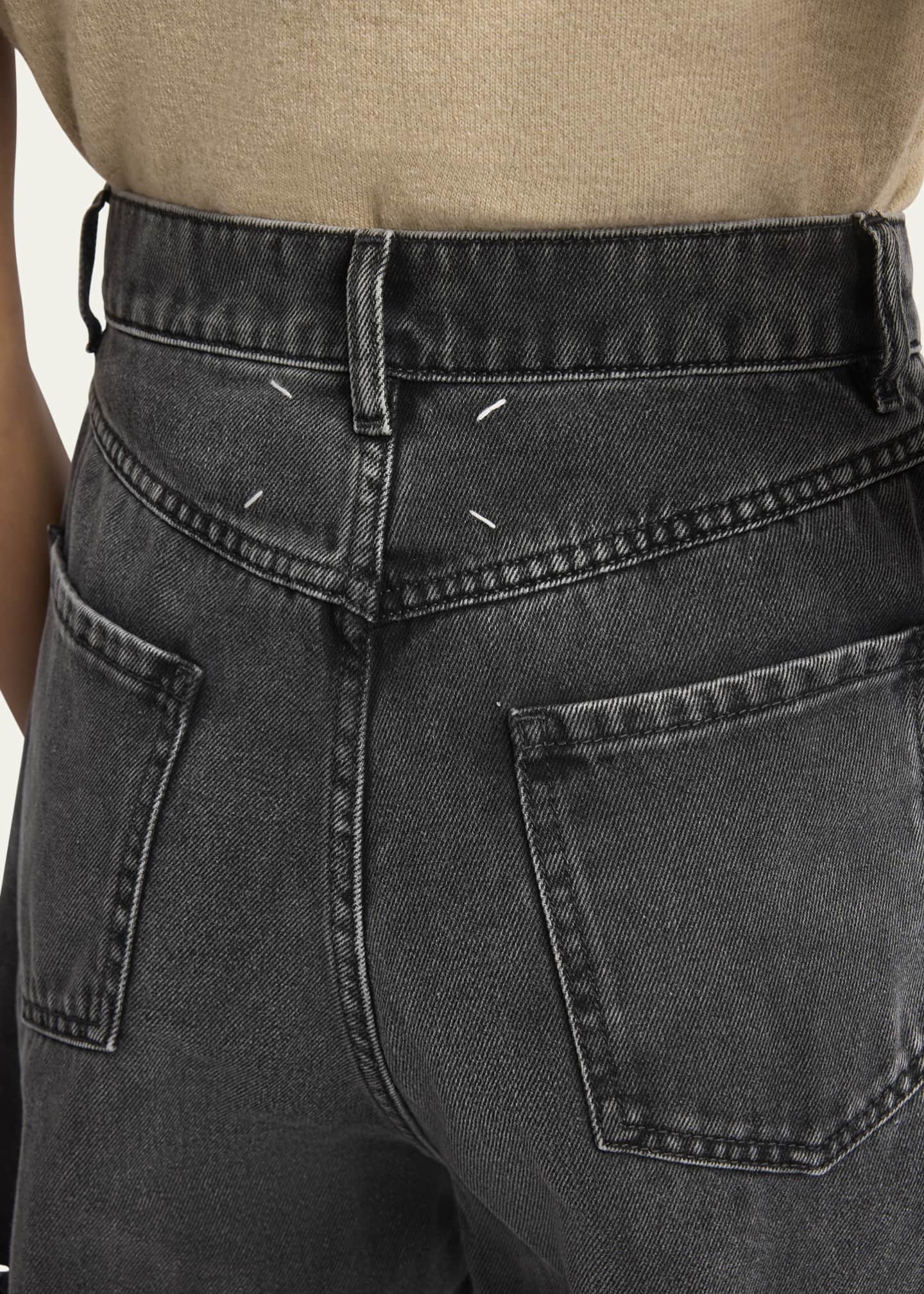Maison Margiela Slit Denim Pants - Bergdorf Goodman