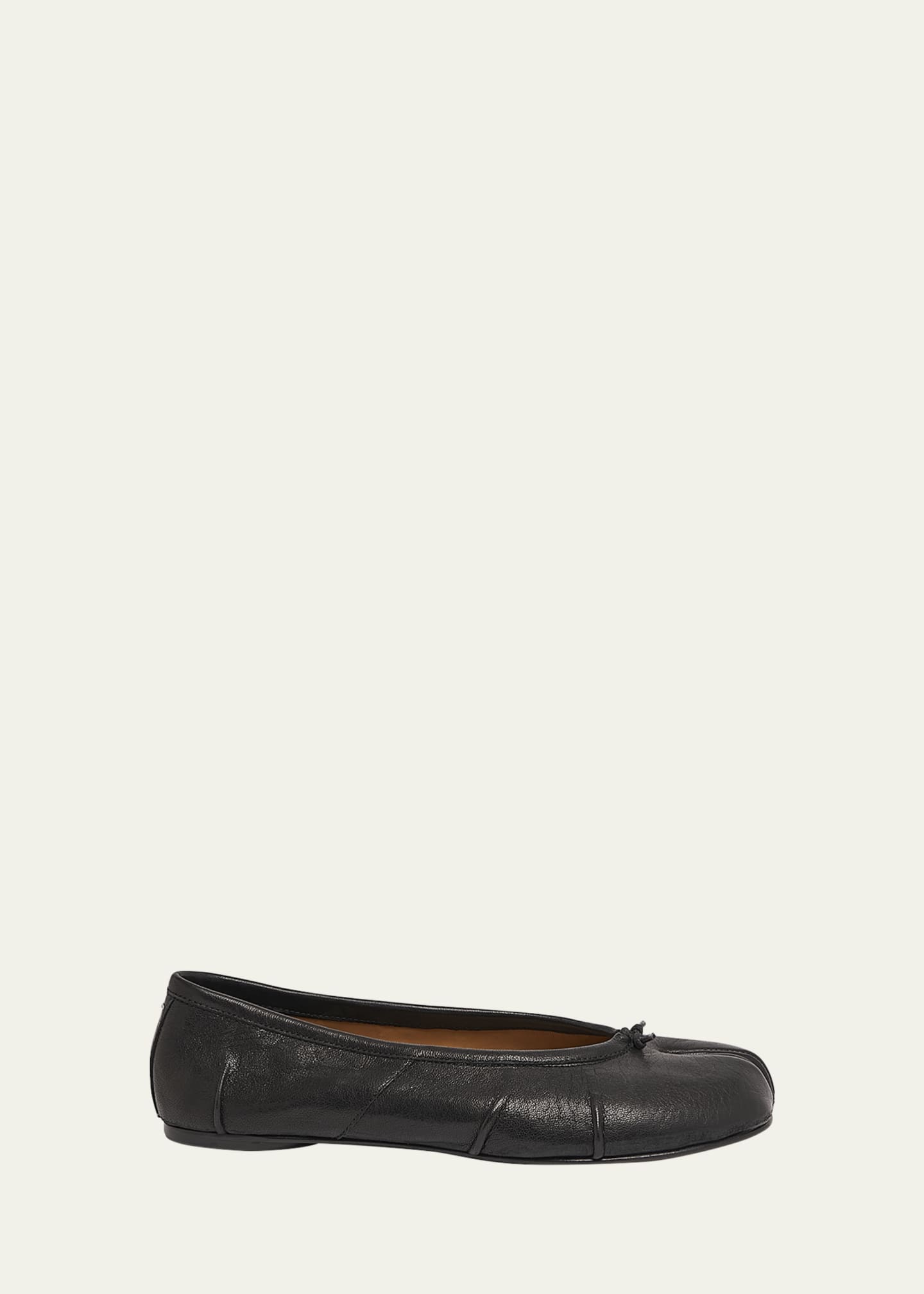 Maison Margiela Tabi Leather Split-Toe Ballerina Flats