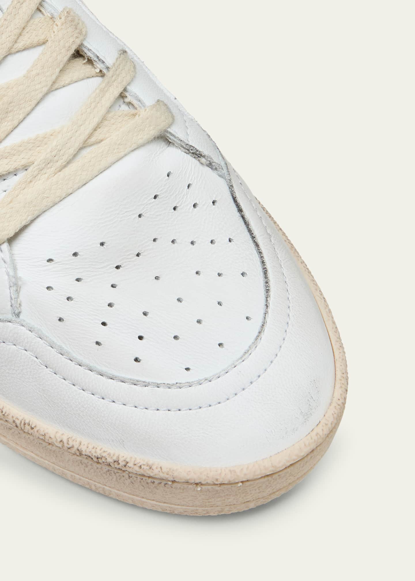 Golden Goose Ball Star Low-Top Leather Sneakers Image 5 of 5