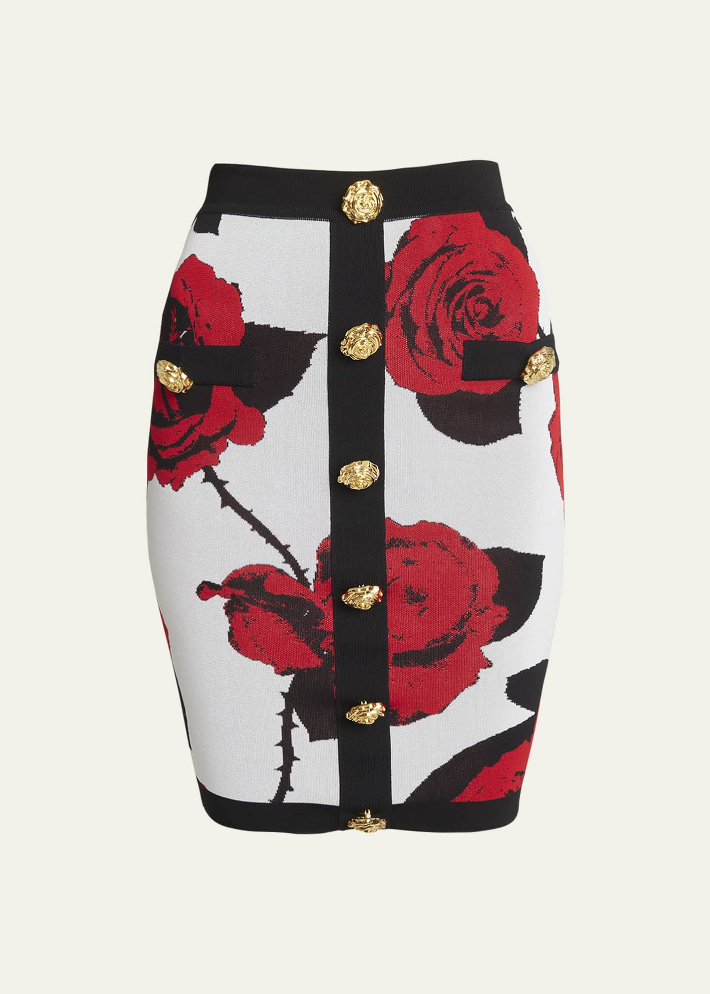balmain pencil skirt