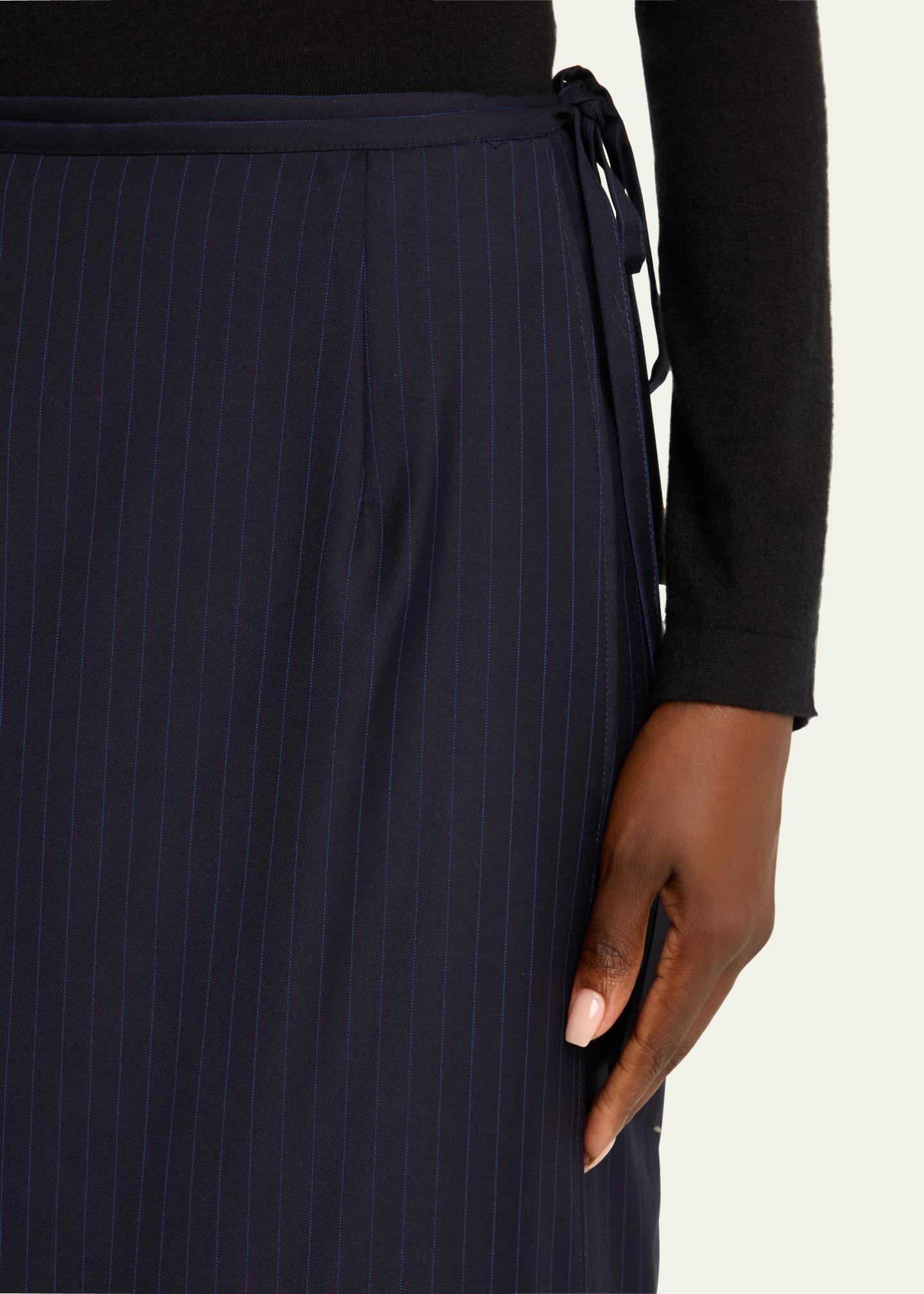 Jupe Tailleur En Laine Theory "Joanie" - Taille 12 - Violet Foncé - Neuf Avec étiquettes (Prix D'origine 200$)