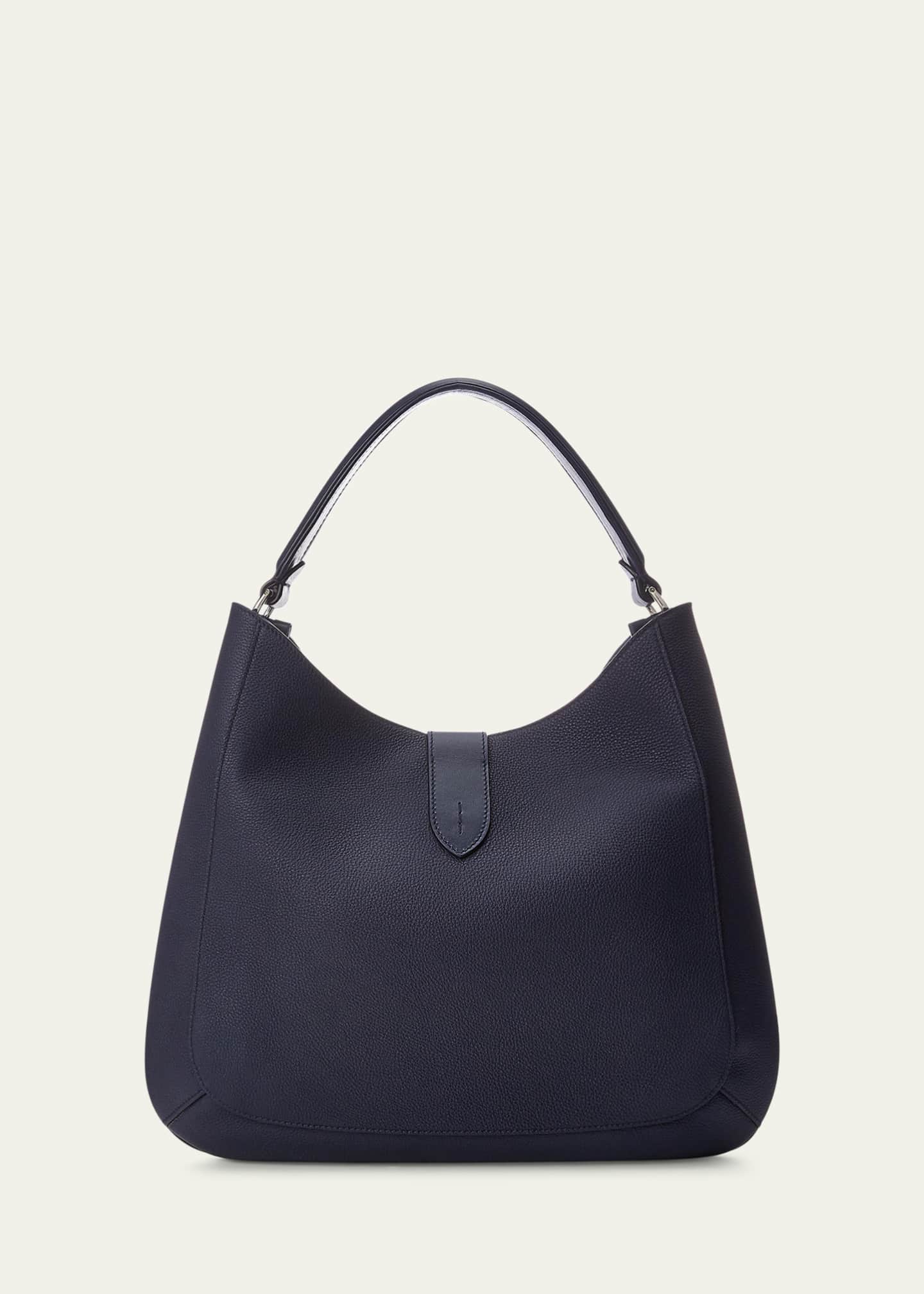 Ralph Lauren Wellington Leather Hobo Bag Bergdorf Goodman