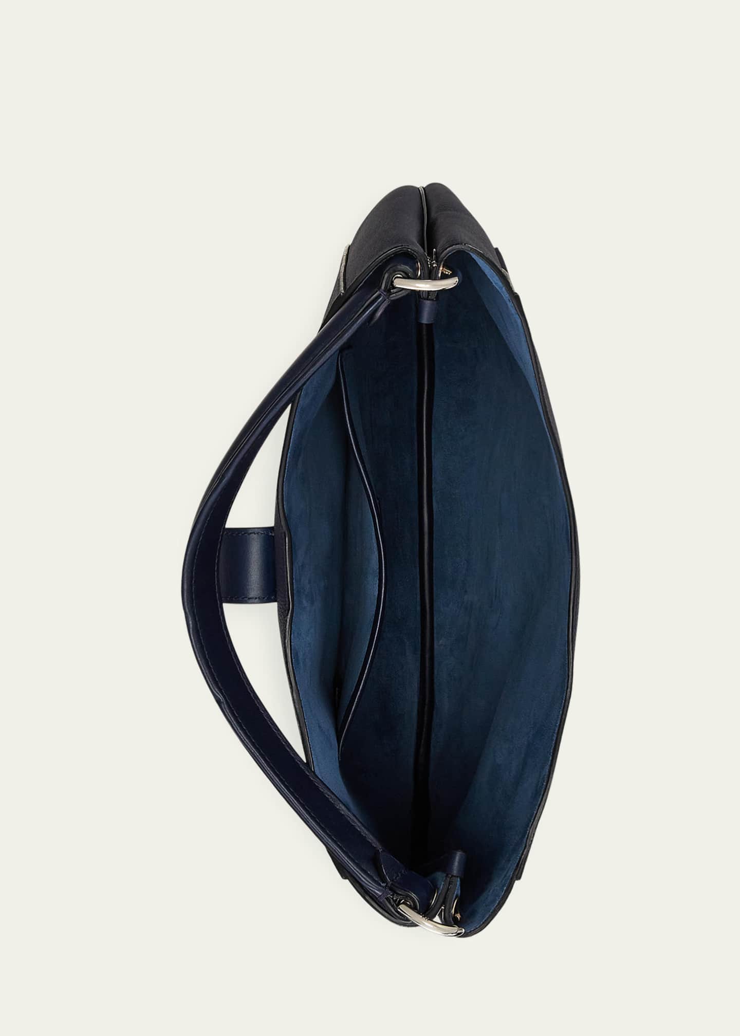 Ralph Lauren Collection Wellington Leather Hobo Bag Image 4 of 5