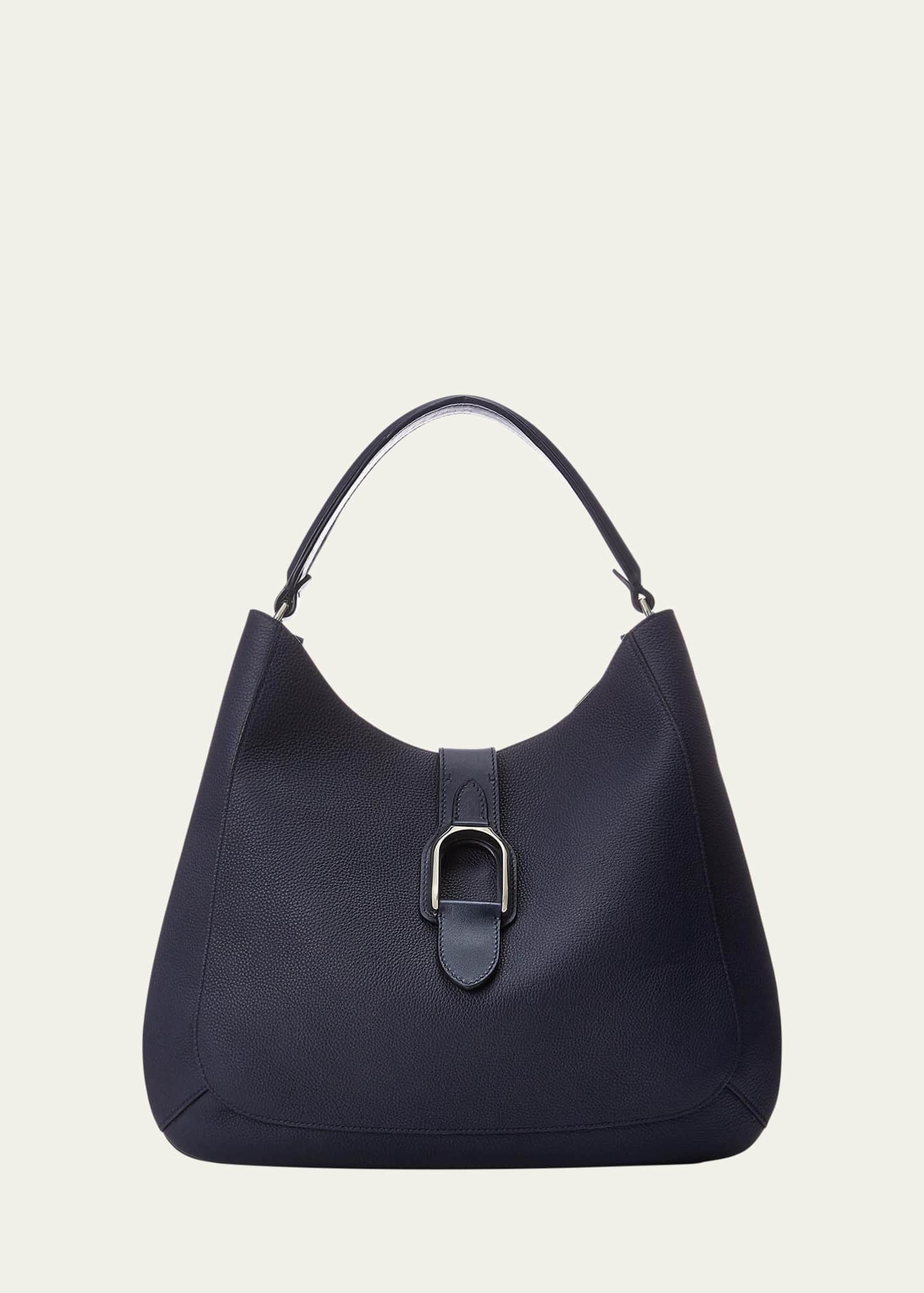 Ralph lauren leather hobo bag 2025