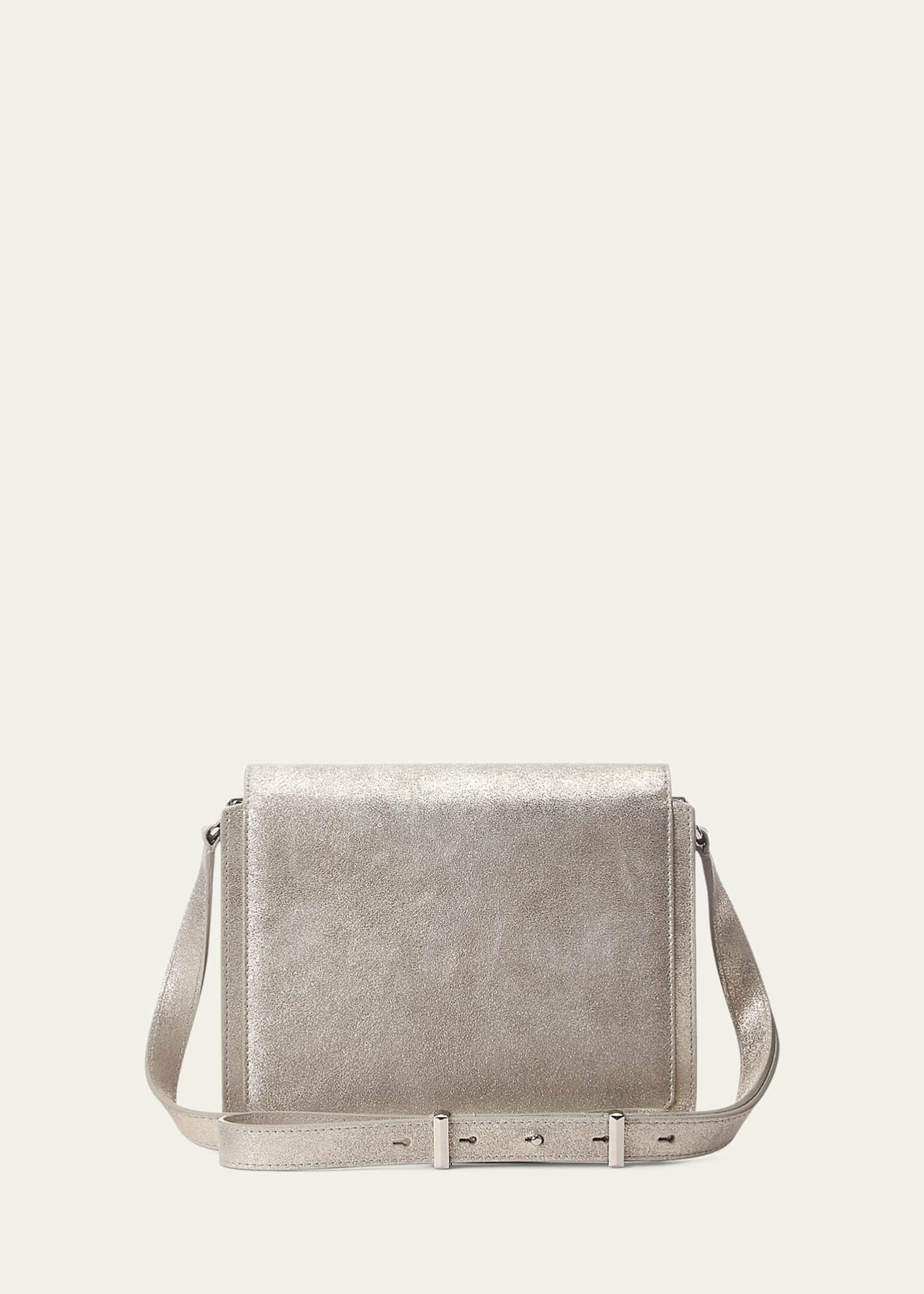 Ralph Lauren Collection RL 888 Metallic Leather Crossbody Bag Image 3 of 5