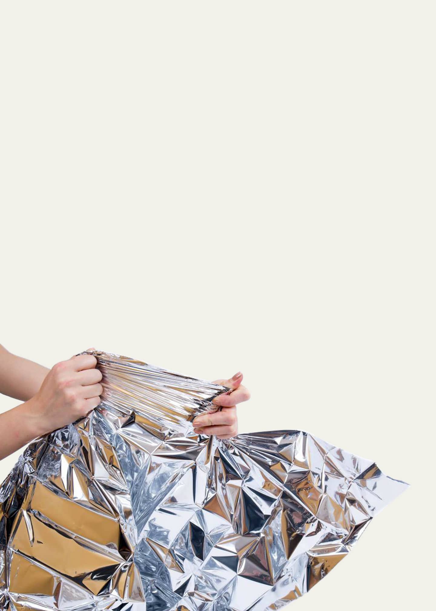 Healthyline Heat Reflective Survival Mylar Thermal Space Blanket, Set of 100 Image 2 of 5