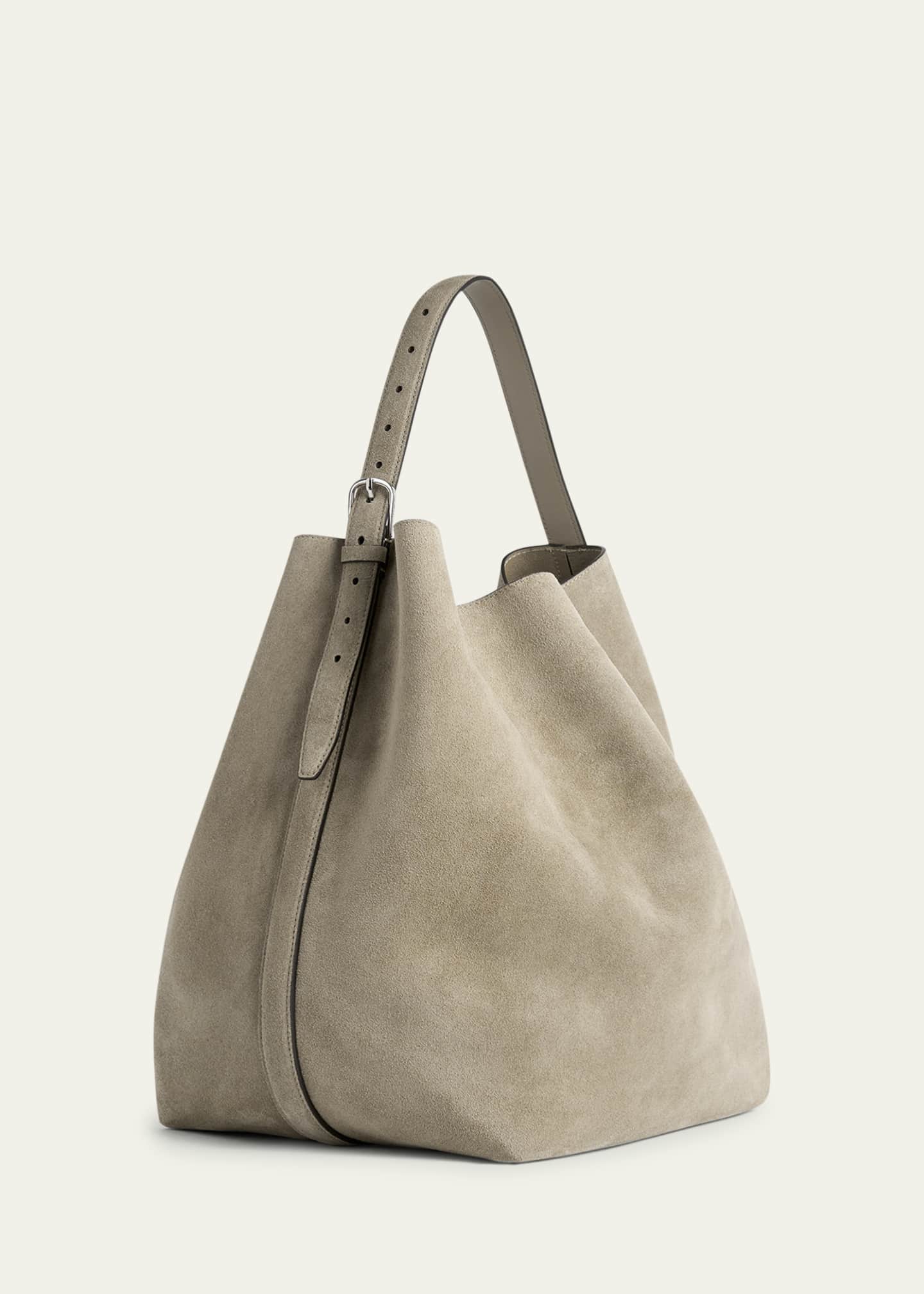 Toteme Large Belted Suede Tote Bag Image 3 of 6