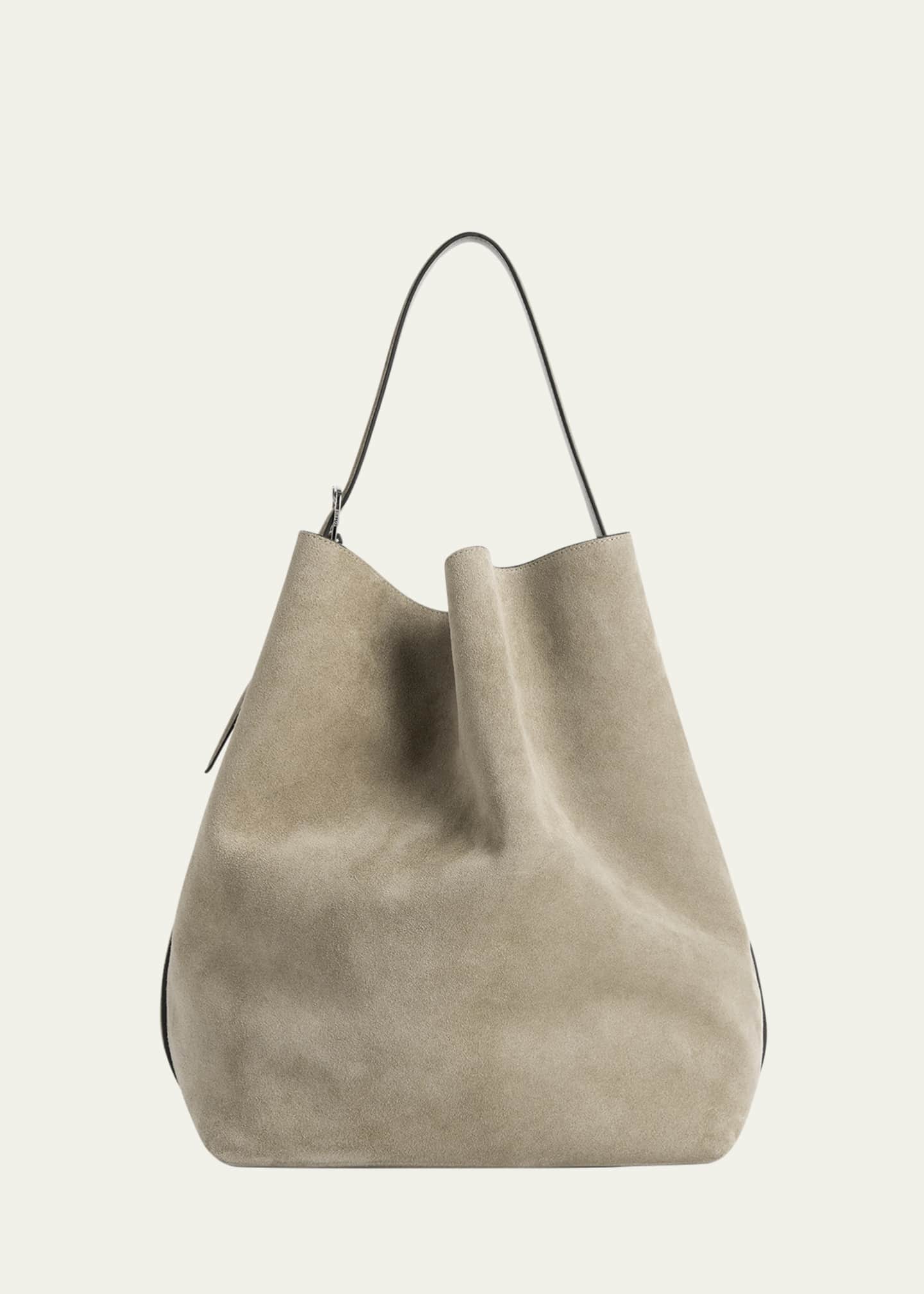 Toteme Large Belted Suede Tote Bag Image 1 of 6