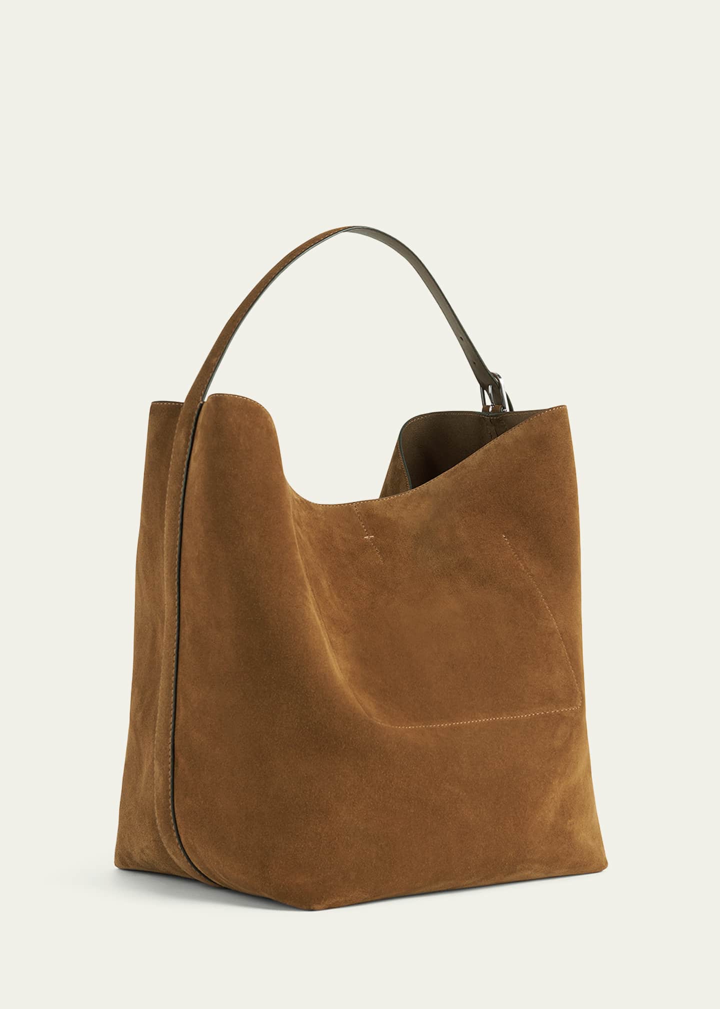 Toteme Large Belted Suede Tote Bag - Bergdorf Goodman