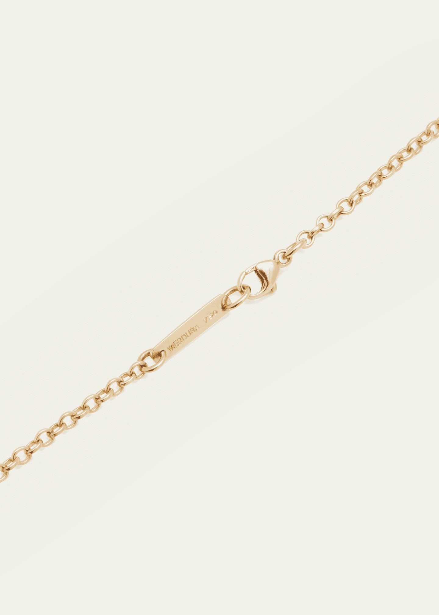 Verdura 18K Yellow Gold Taurus Zodiac Pendant Necklace with Diamonds Image 4 of 4
