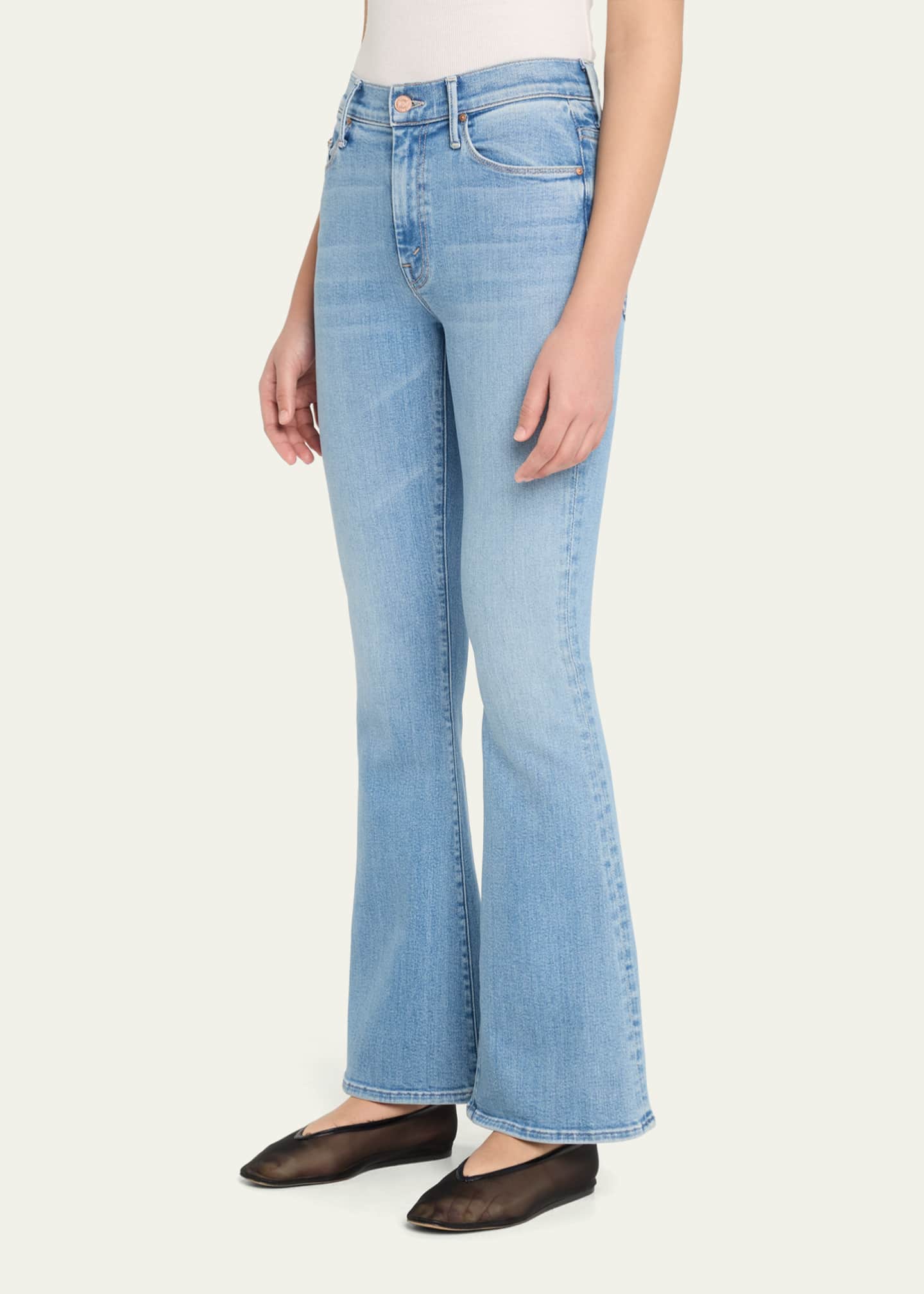 MOTHER The Weekender Flare Jeans - Bergdorf Goodman