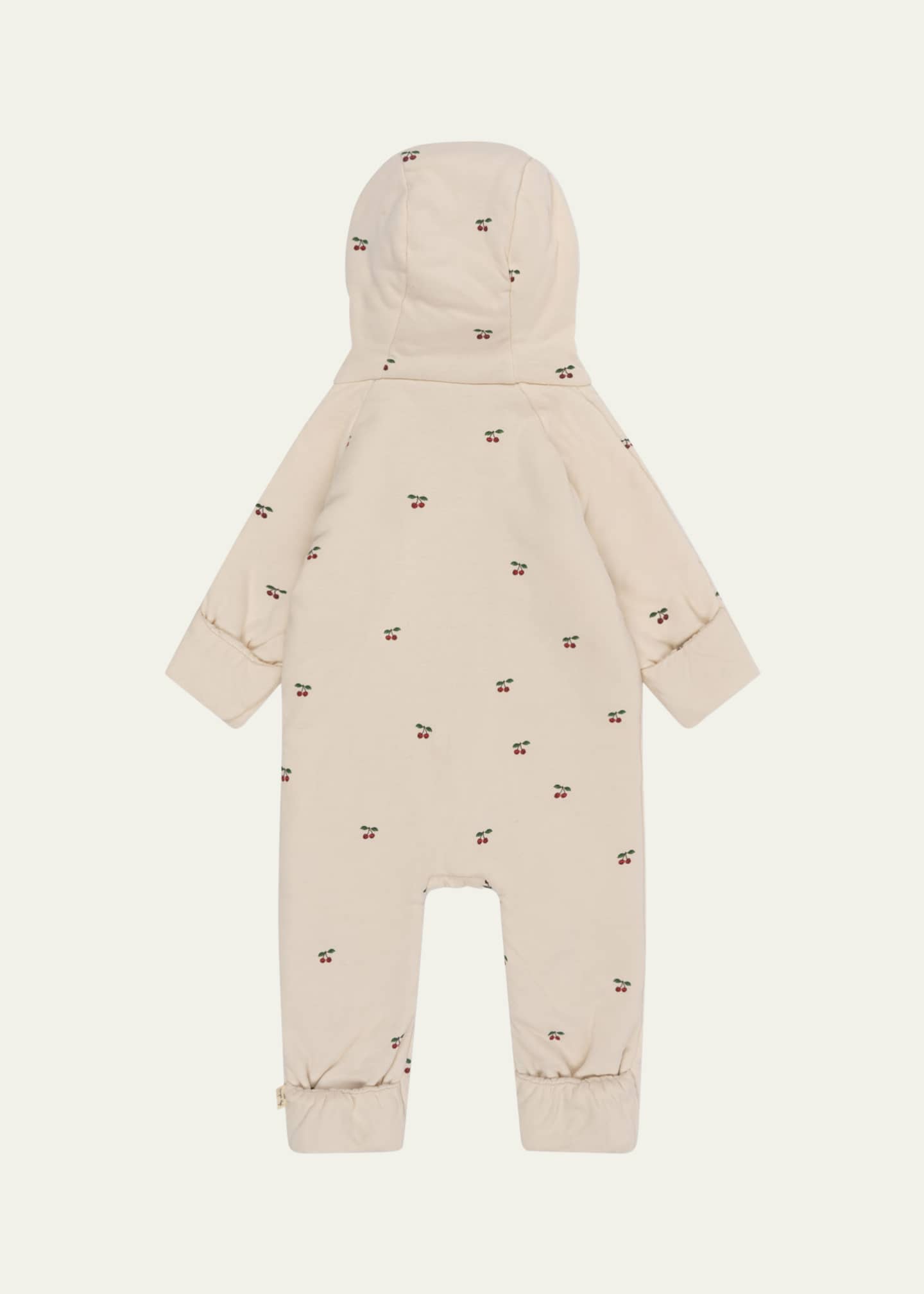 Konges Slojd Kid's Fruit Motif Hooded Coverall, Size Newborn-12M Image 2 of 4