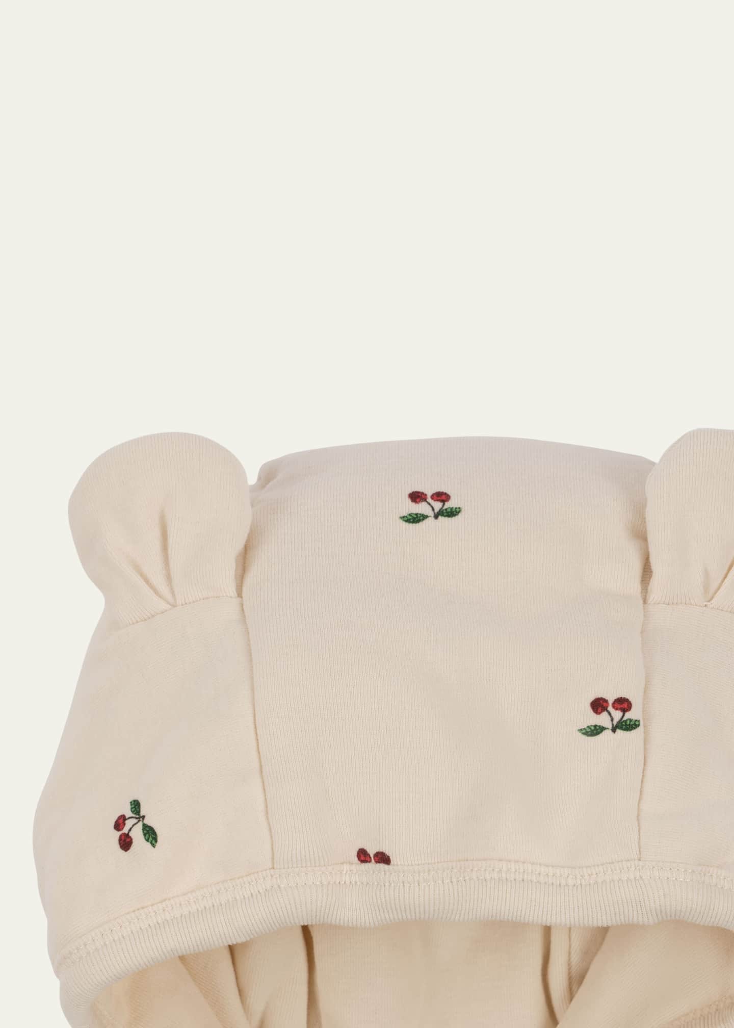 Konges Slojd Kid's Fruit Motif Hooded Coverall, Size Newborn-12M Image 4 of 4