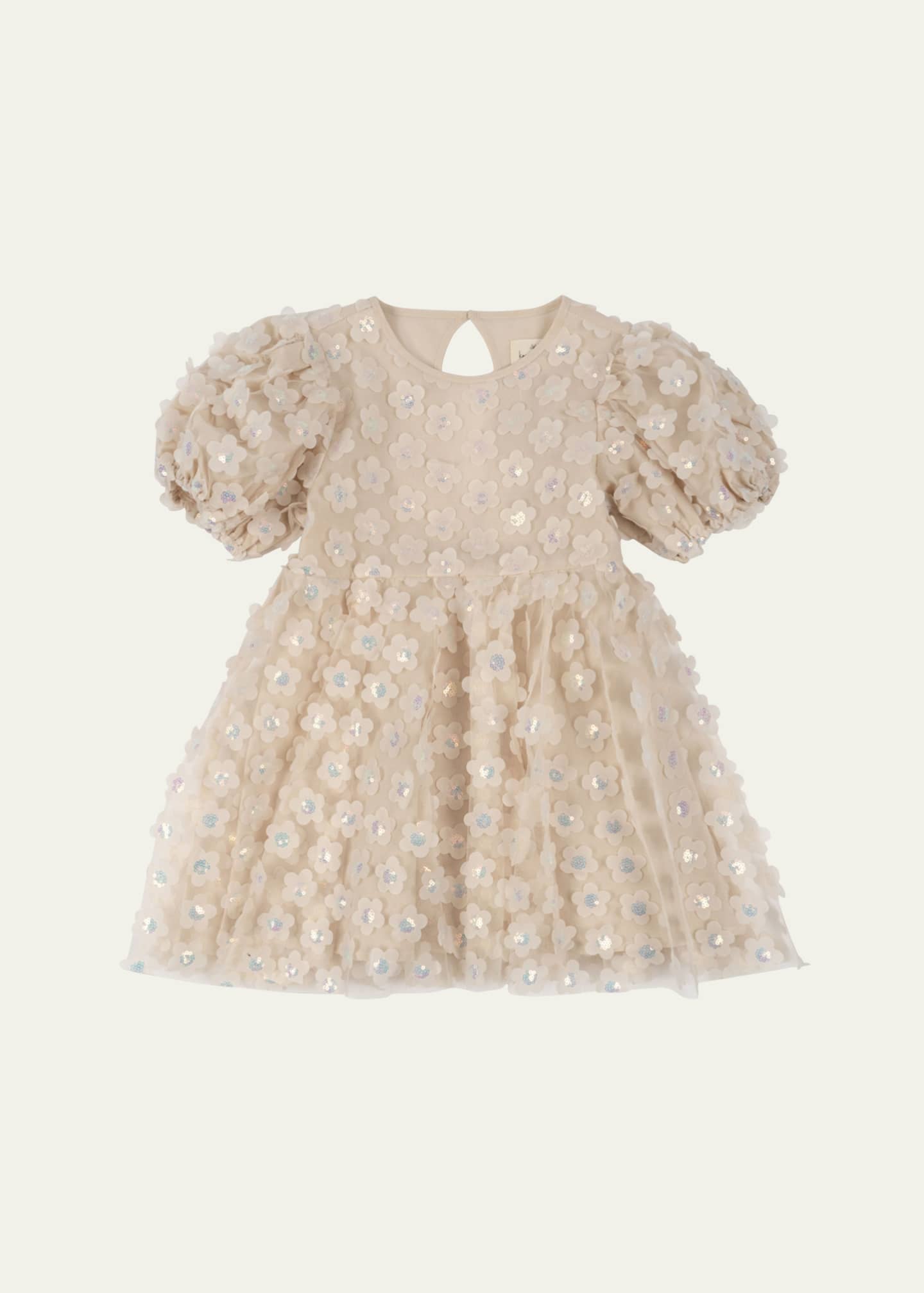 Floral applique gown shop