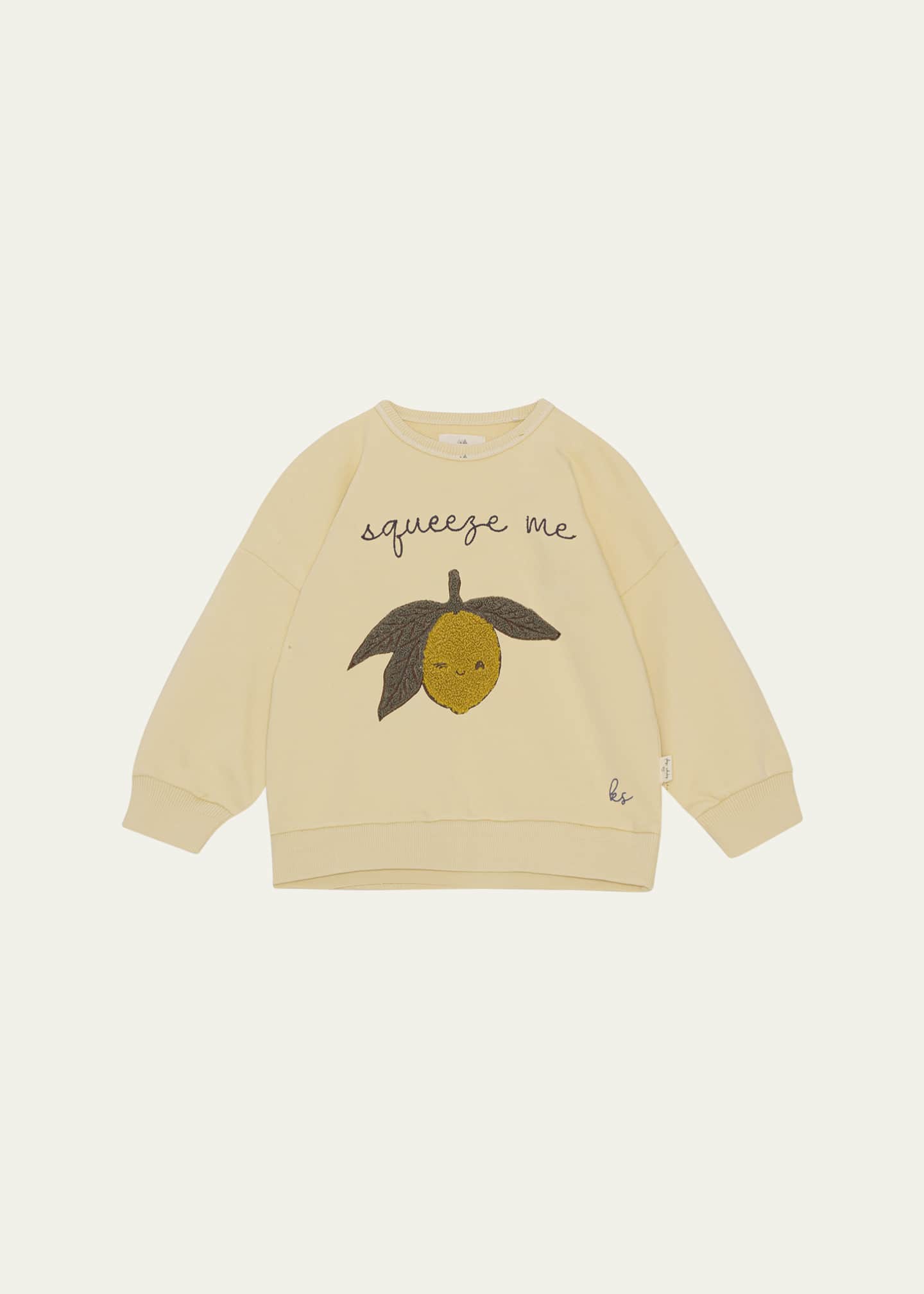 Konges Slojd Girl's Lou Organic Cotton Sweatshirt, Size 18M-4