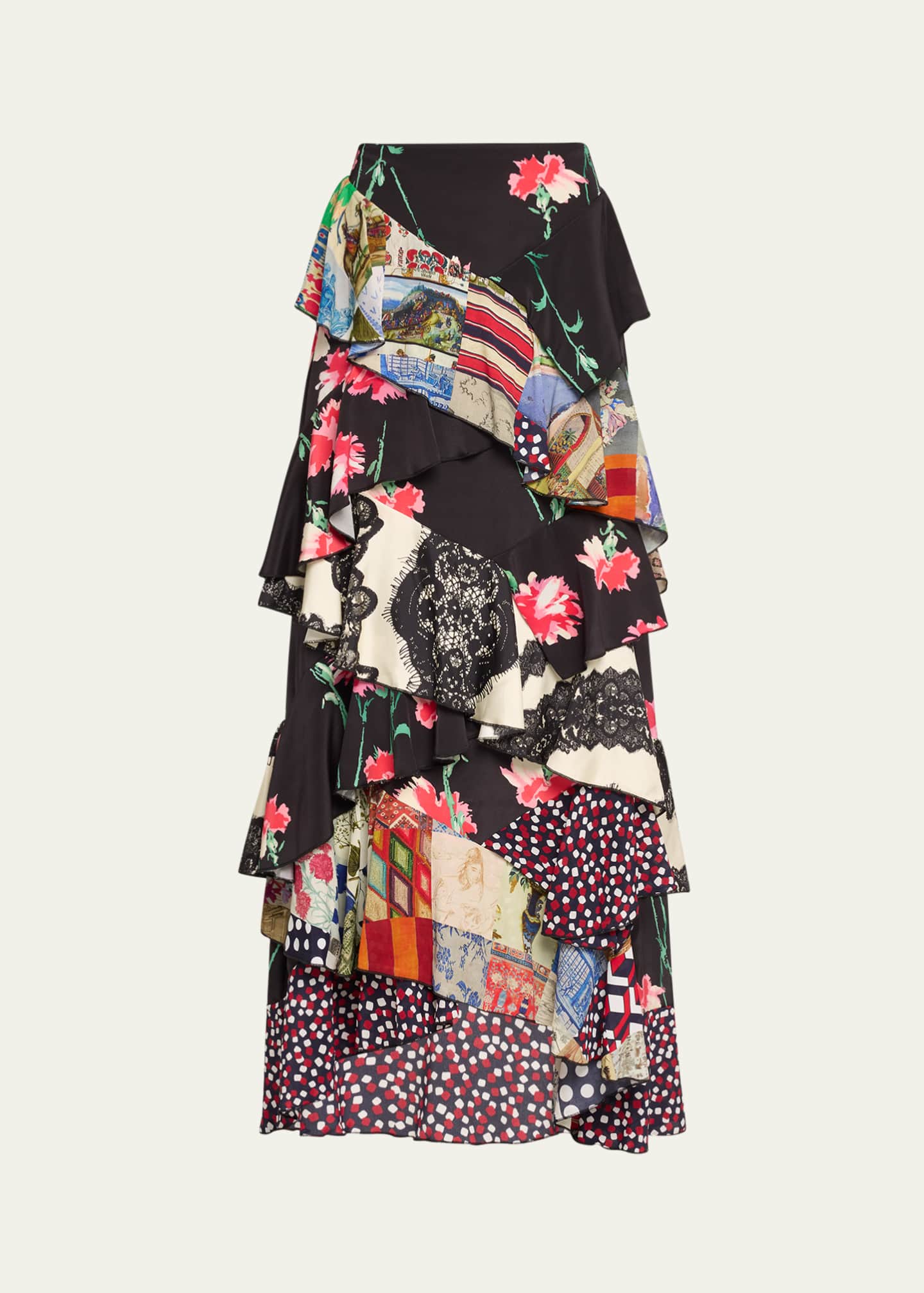 Birtin Strapless Ruffle Skirt main image 0
