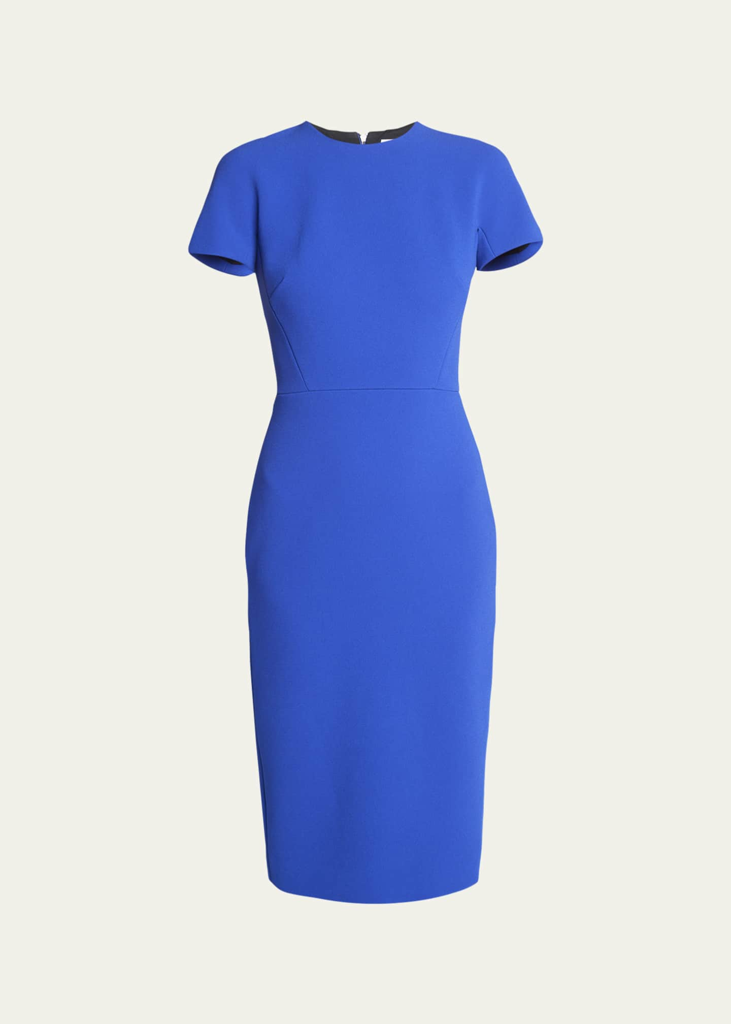 Victoria Beckham Classic Sheath Midi Dress - Bergdorf Goodman