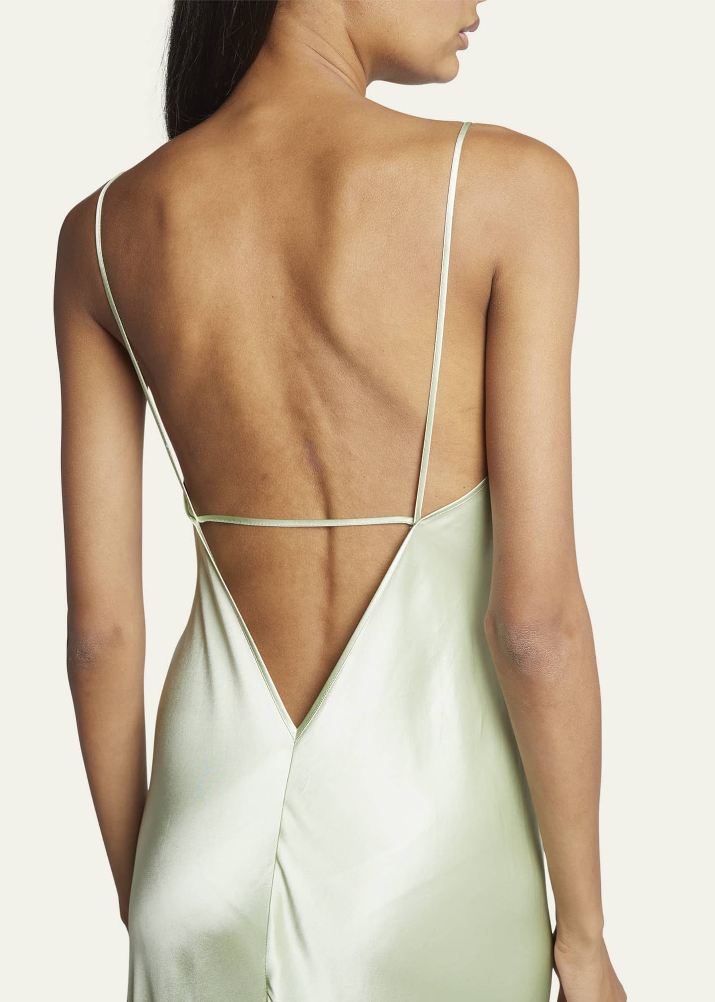 Open back cami discount dress