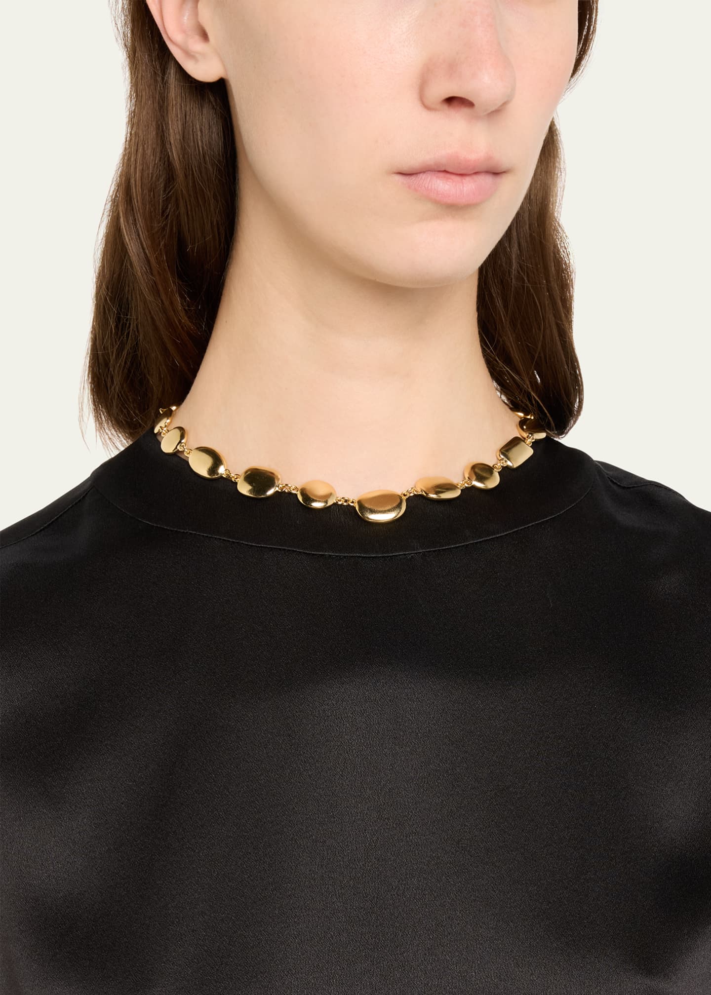 Ben-Amun Garner Gold Nugget Necklace Image 2 of 4