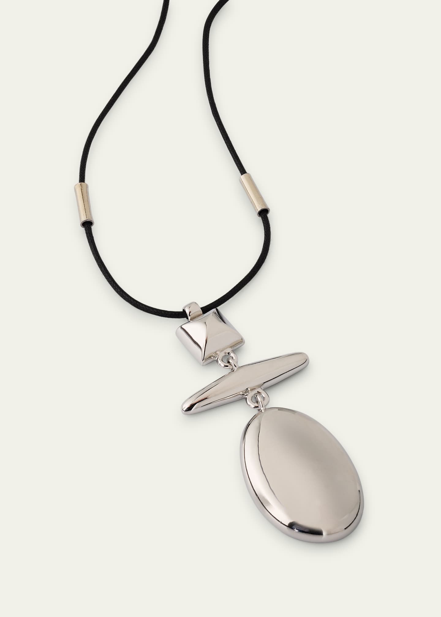Ben-Amun Andrea Cord Pendant Necklace Image 3 of 4