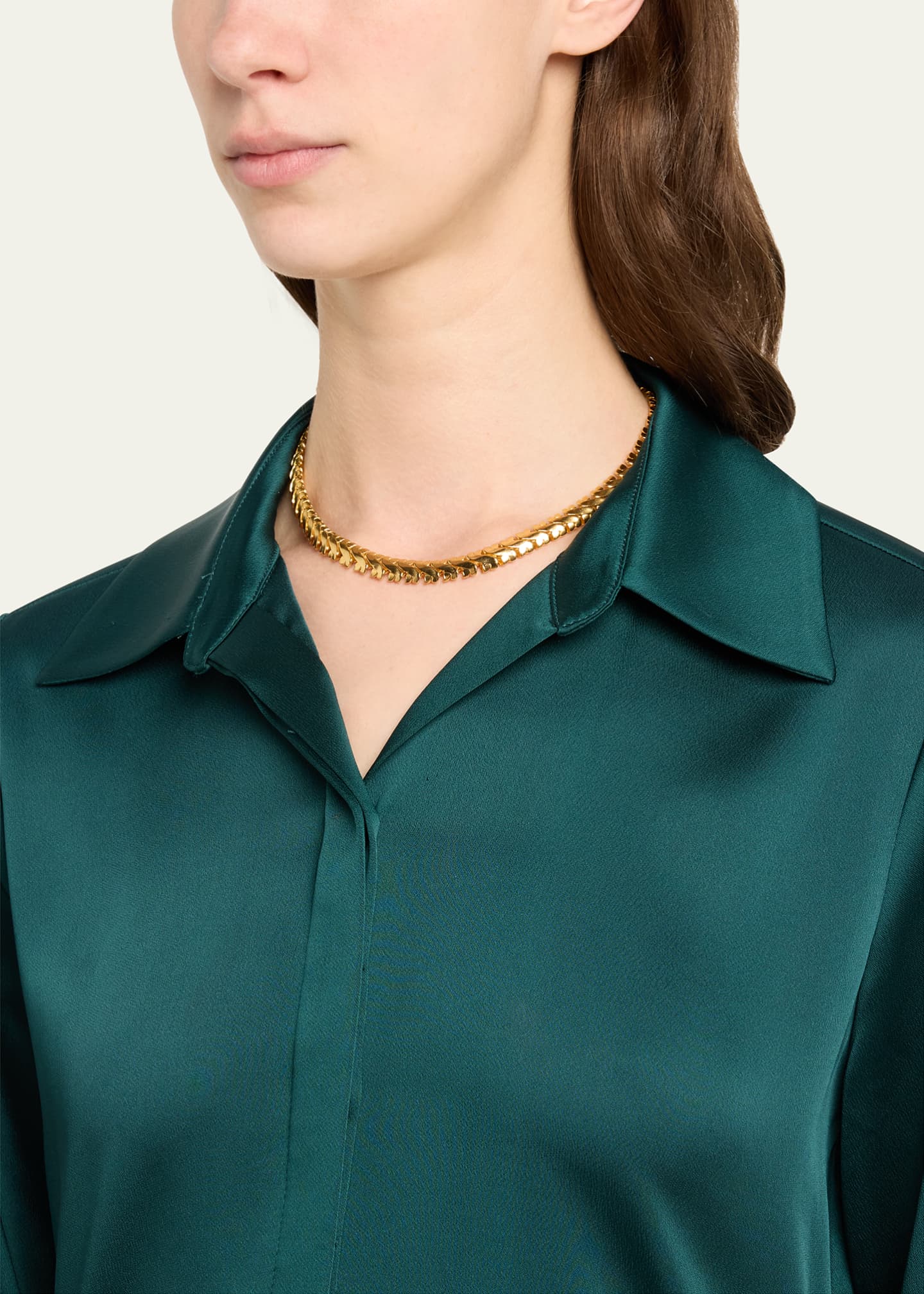 Ben-Amun Aurelia Gold Snake Necklace Image 2 of 4