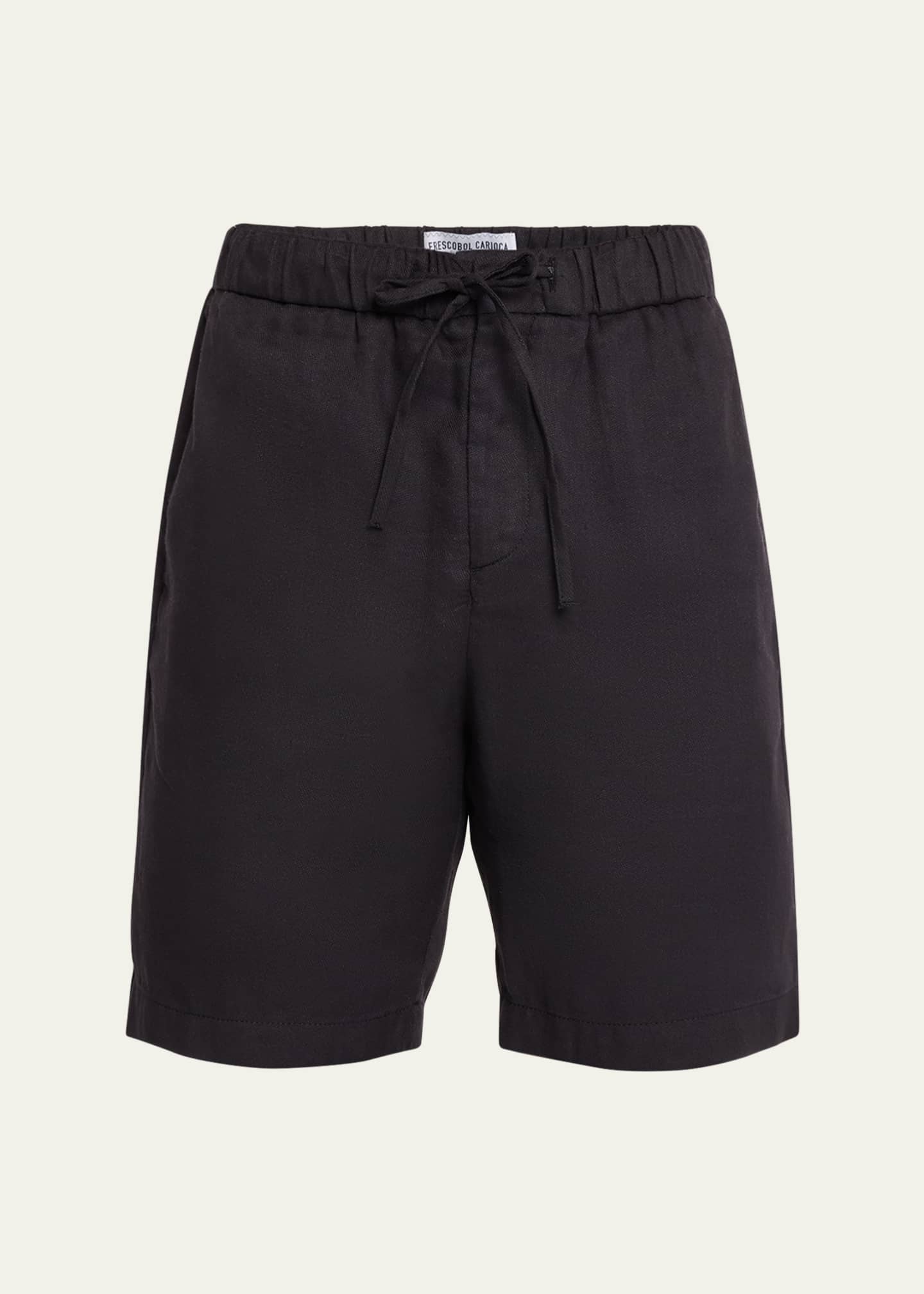 Cotton shorts with drawstring discount
