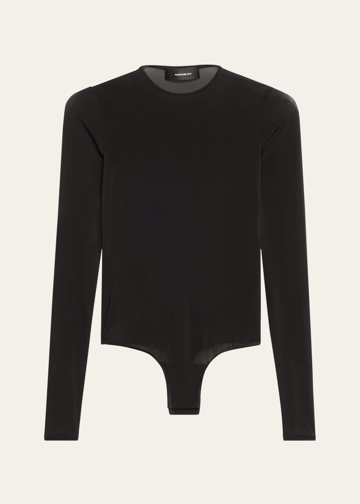 Long Sleeve Sheer Bodysuit