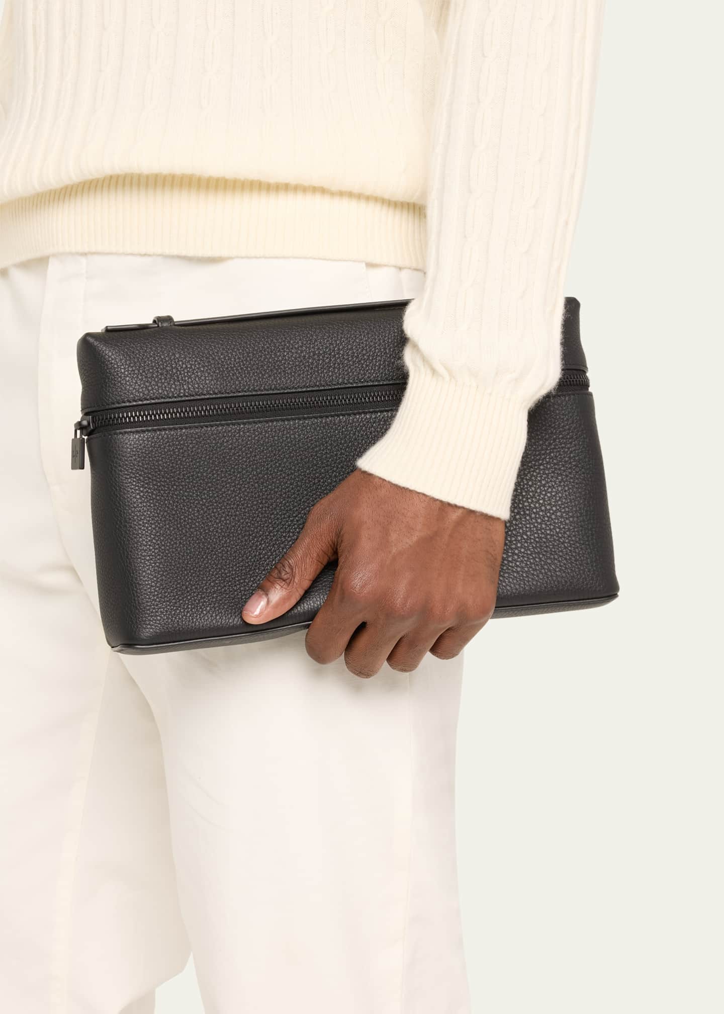 Mens leather pouch online