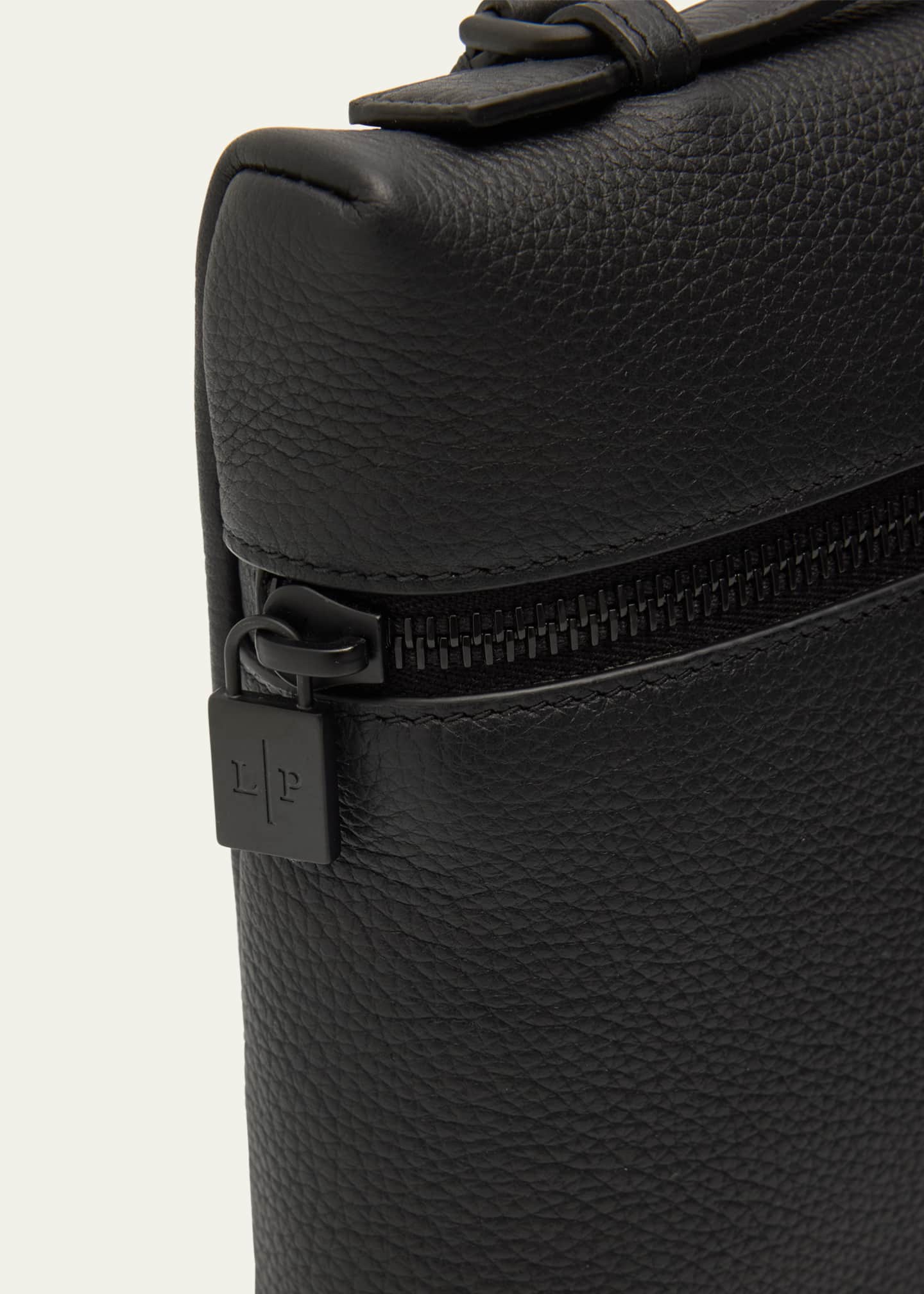Loro Piana Men's Leather Pouch Bag Image 6 of 6