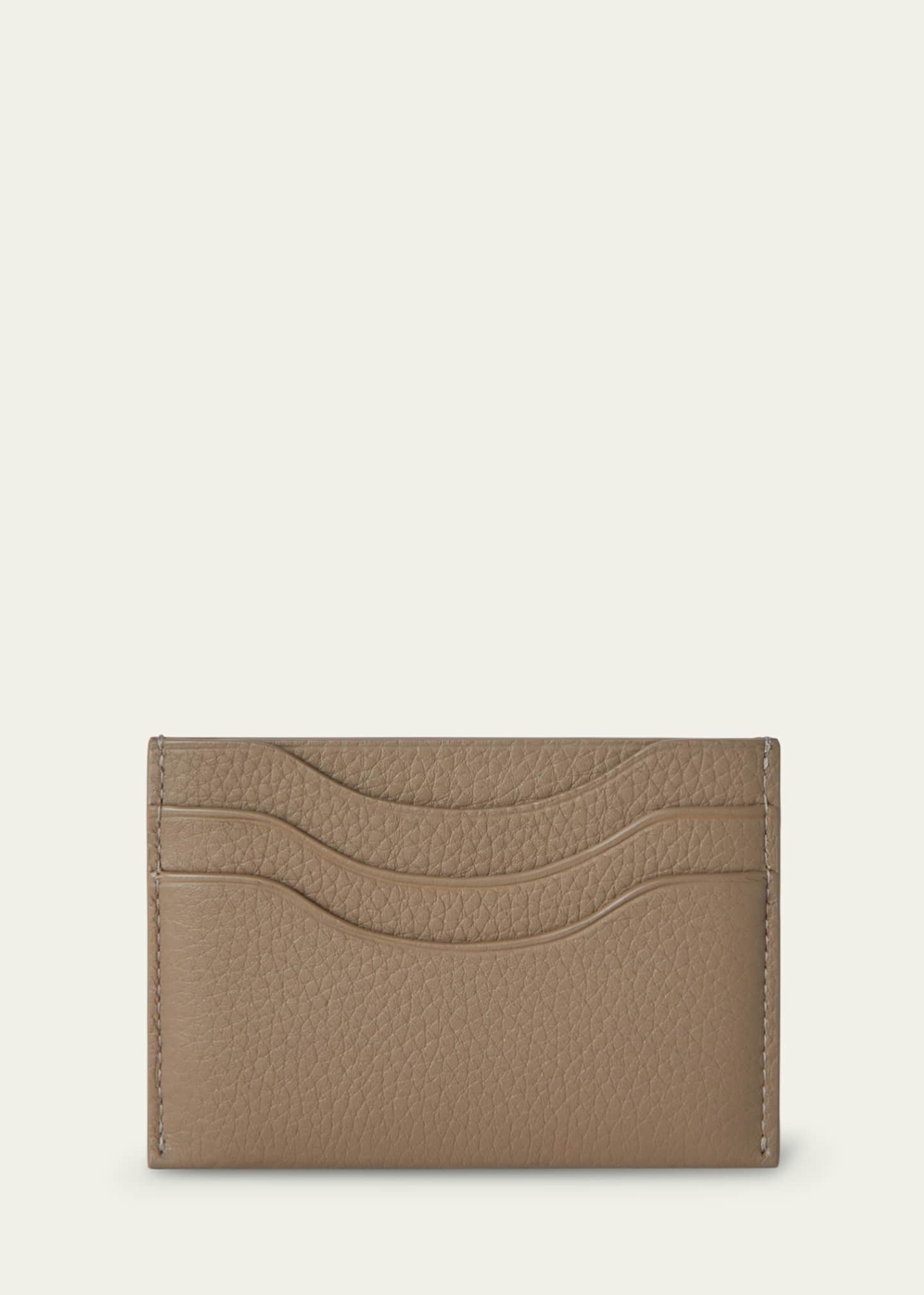 Loro Piana Men's Extra Grained Calfskin Card Holder Image 3 of 4
