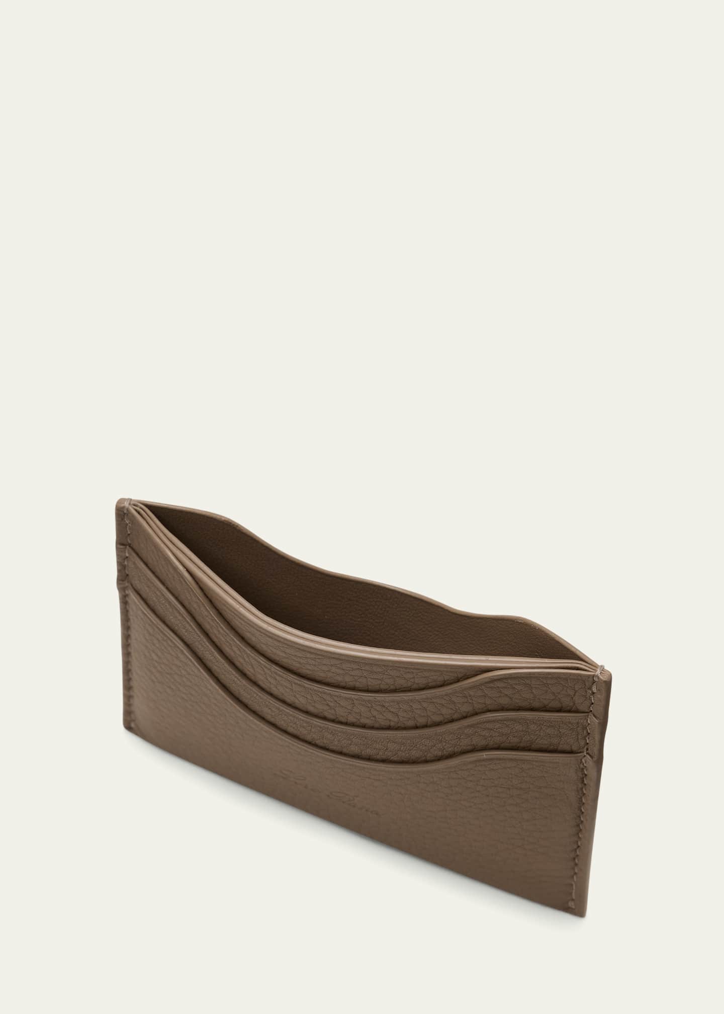 Loro Piana Men's Extra Grained Calfskin Card Holder Image 4 of 4