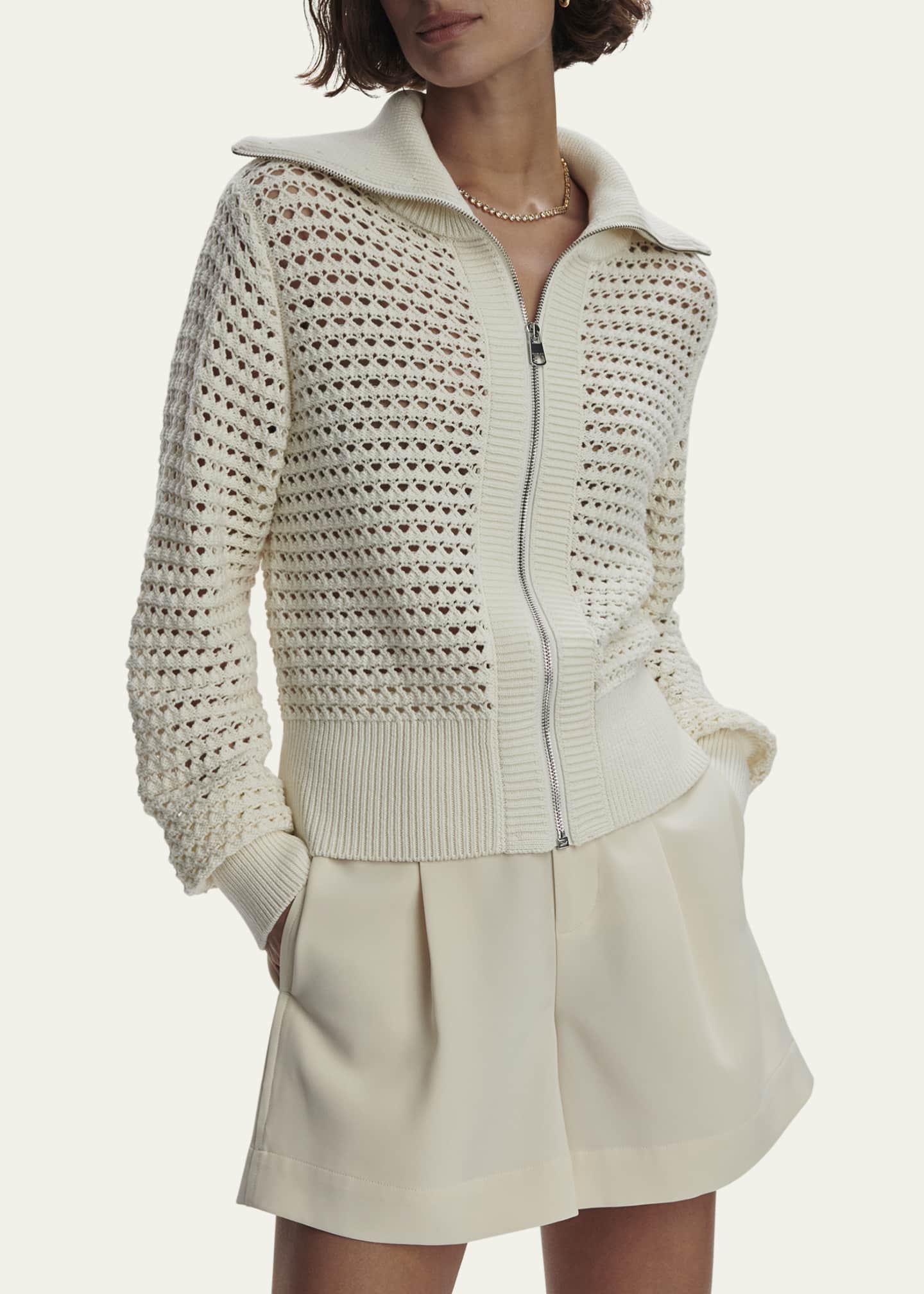 Varley Eloise Full-Zip Knit Jacket Image 4 of 5