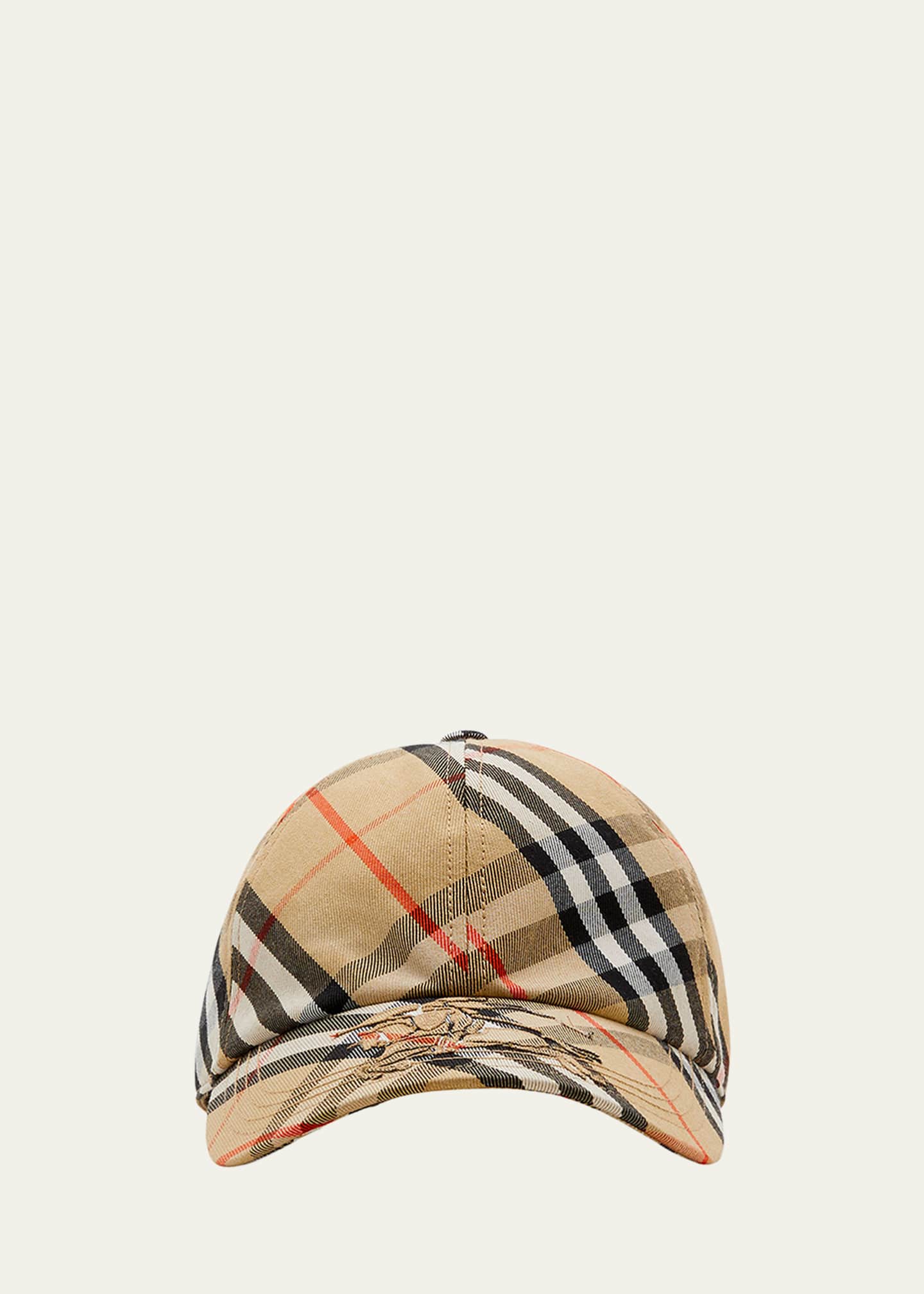 Burberry EKD Check Baseball Hat Image 1 of 3
