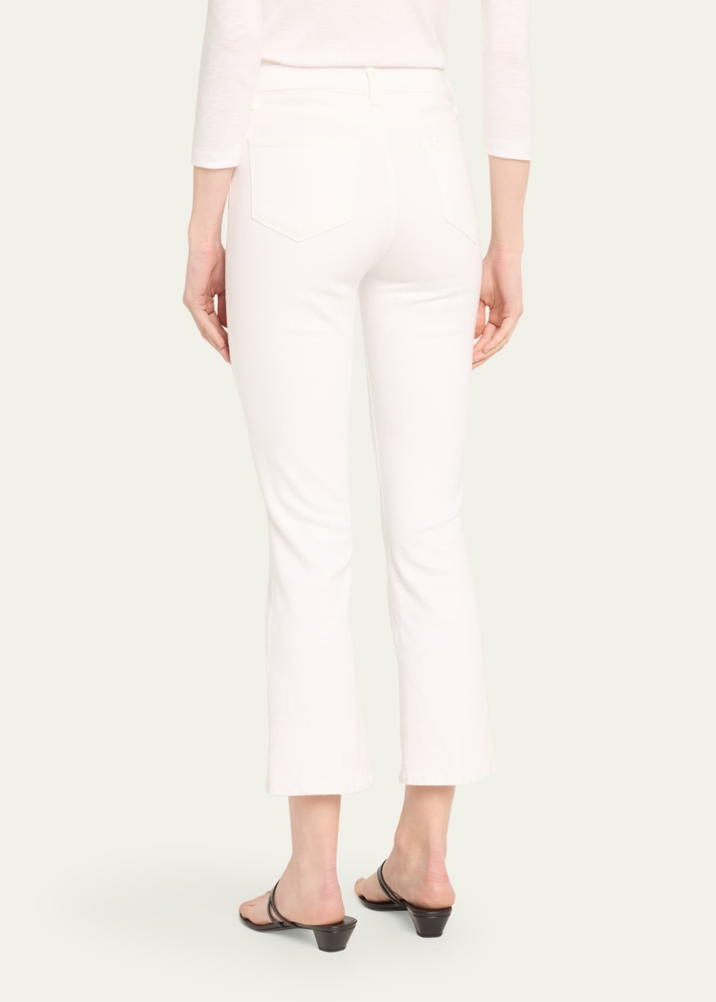 L'Agence Mira Ultra High-Rise Crop Micro Bootcut Jeans Image 3 of 5