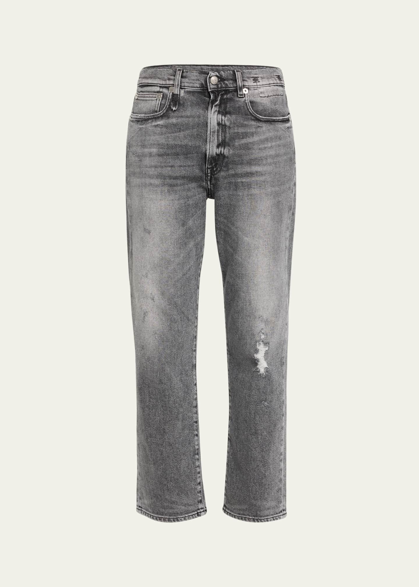 R13 Cropped Boyfriend Jeans Image 1 of 5