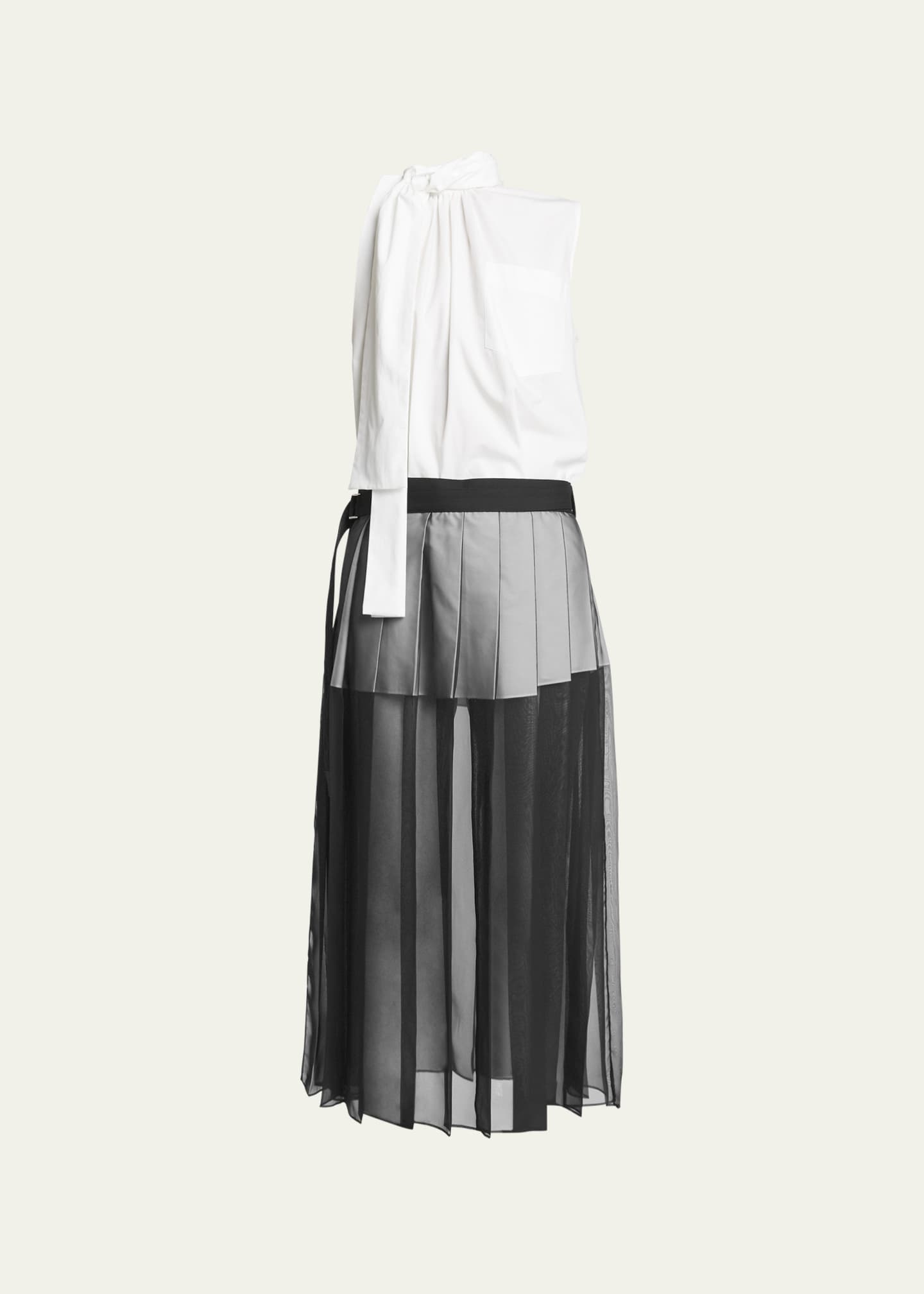 Sheer skirt hot sale overlay white