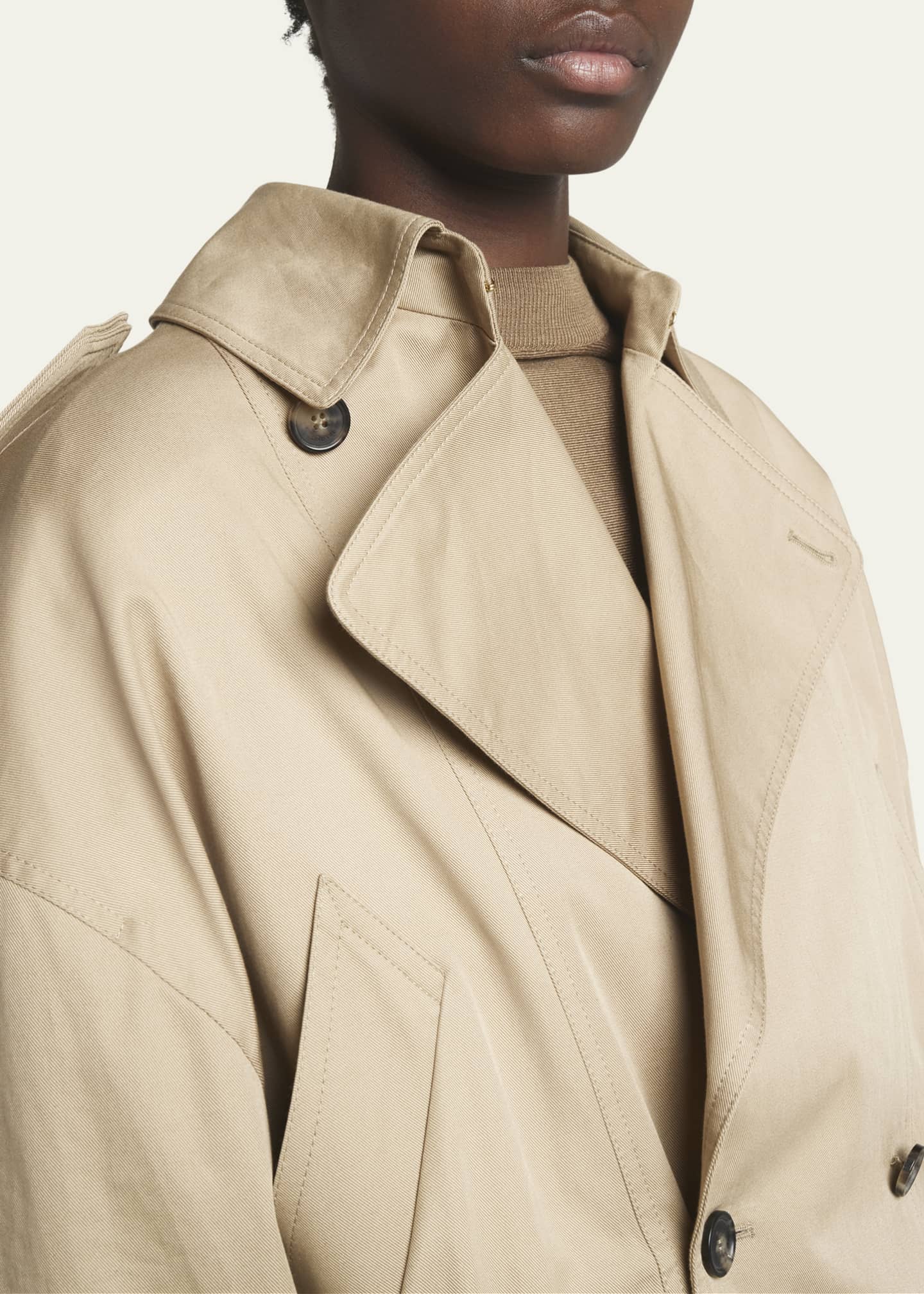 Loewe Cropped Trench Jacket Image 5 of 5