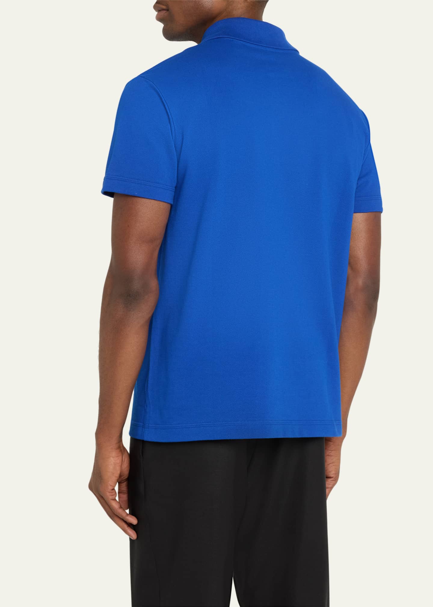 Burberry Men's Pique Logo Polo Shirt - Bergdorf Goodman