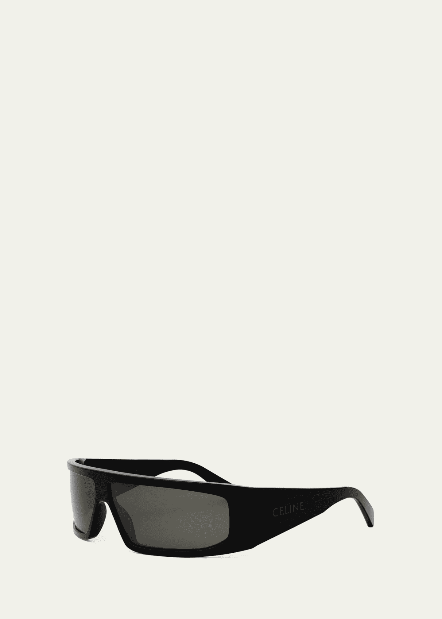 Celine Men's Acetate-Nylon Rectangle Sunglasses Image 2 of 3