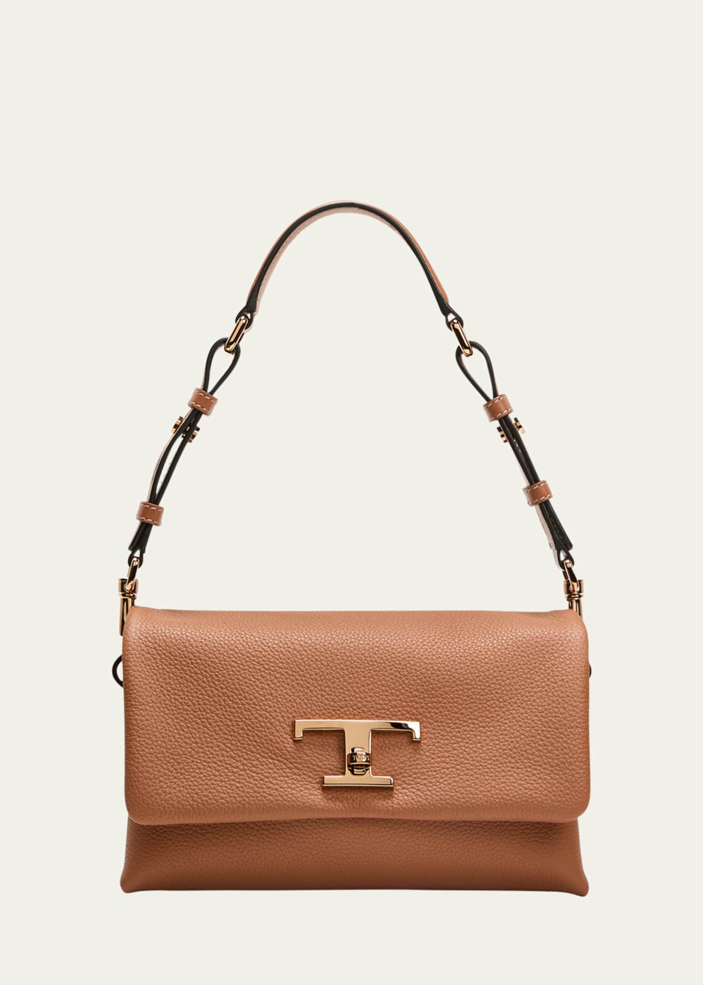 Tod s Mini Flap Calfskin Leather Shoulder Bag Bergdorf Goodman
