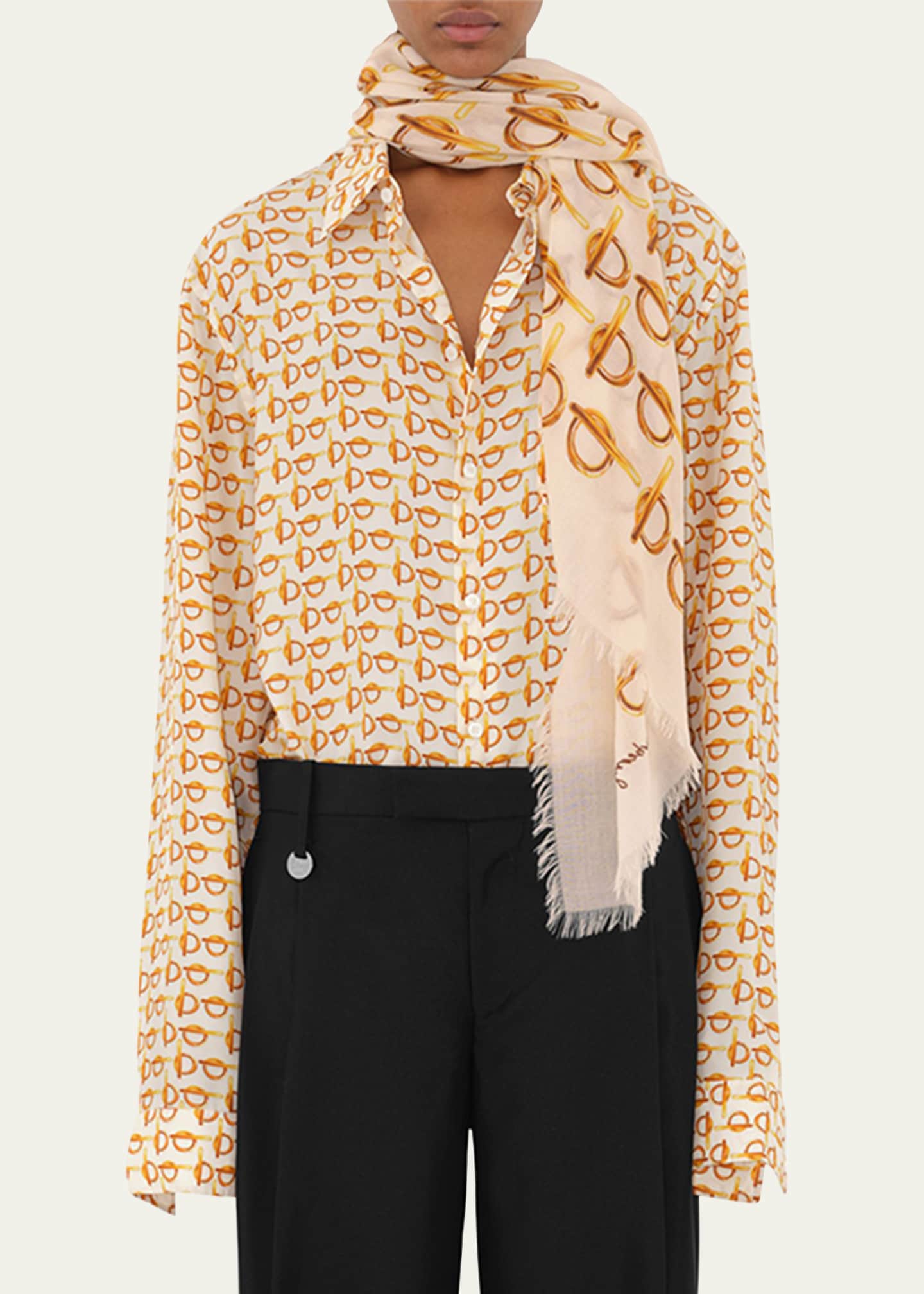Burberry 2025 b scarf