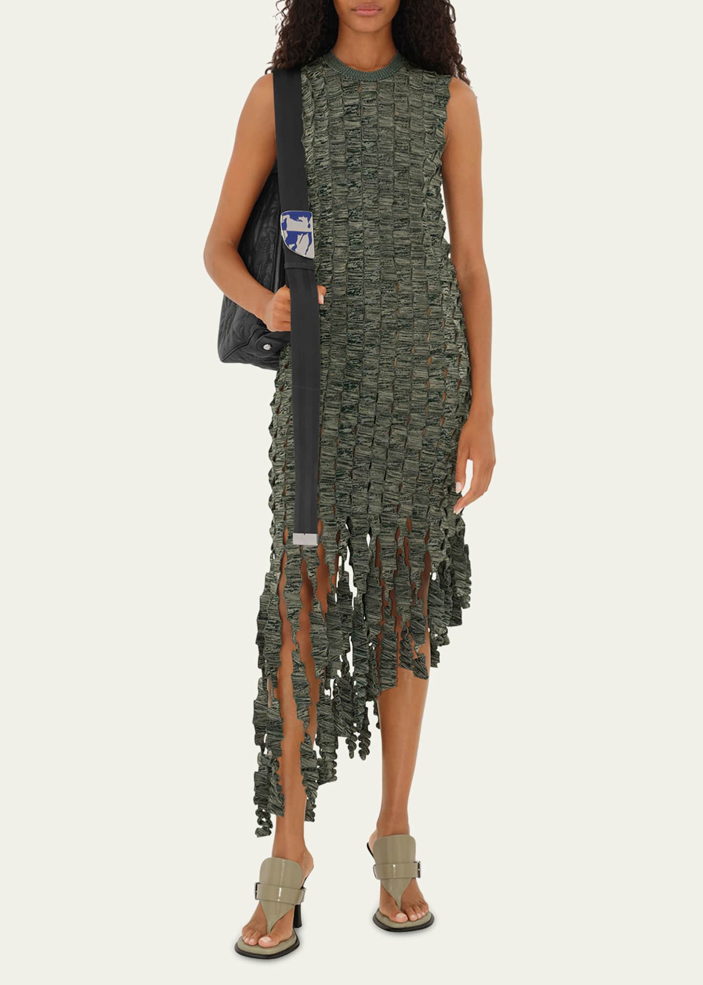 Burberry Crochet Silk Blend Dress