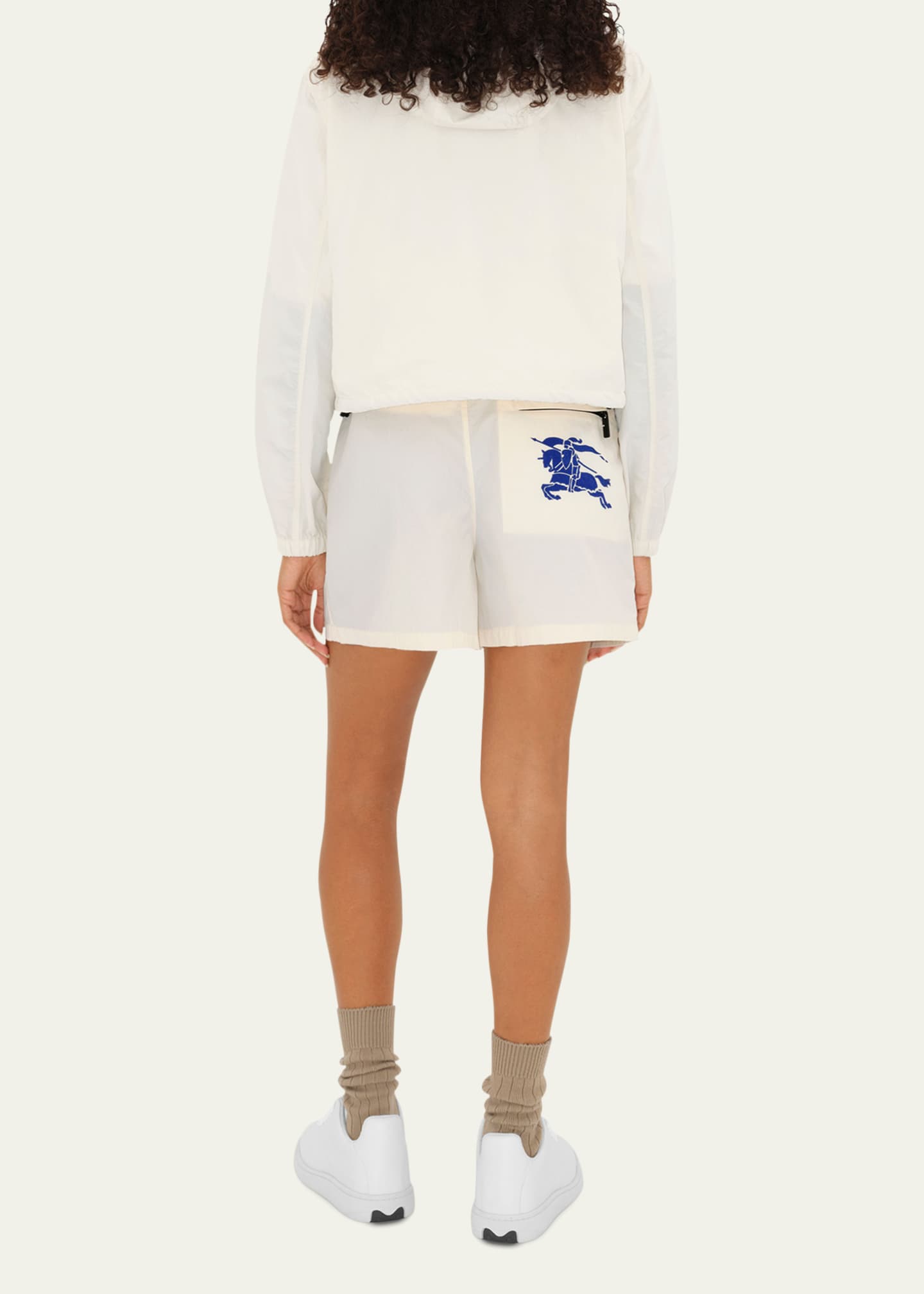 Burberry Hooded EKD Embroidered Jacket Image 3 of 5