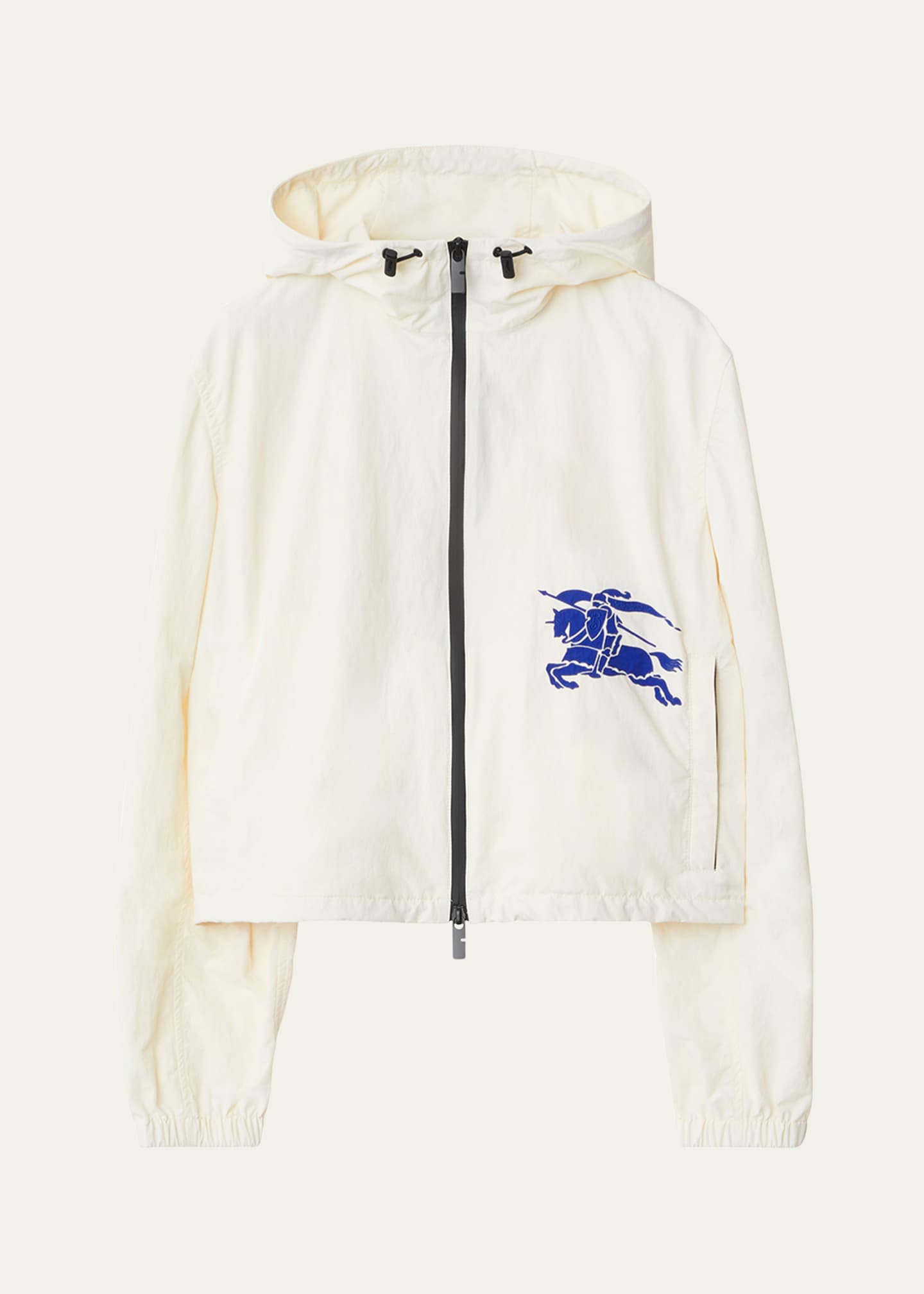 Burberry Hooded EKD Embroidered Jacket Image 1 of 5