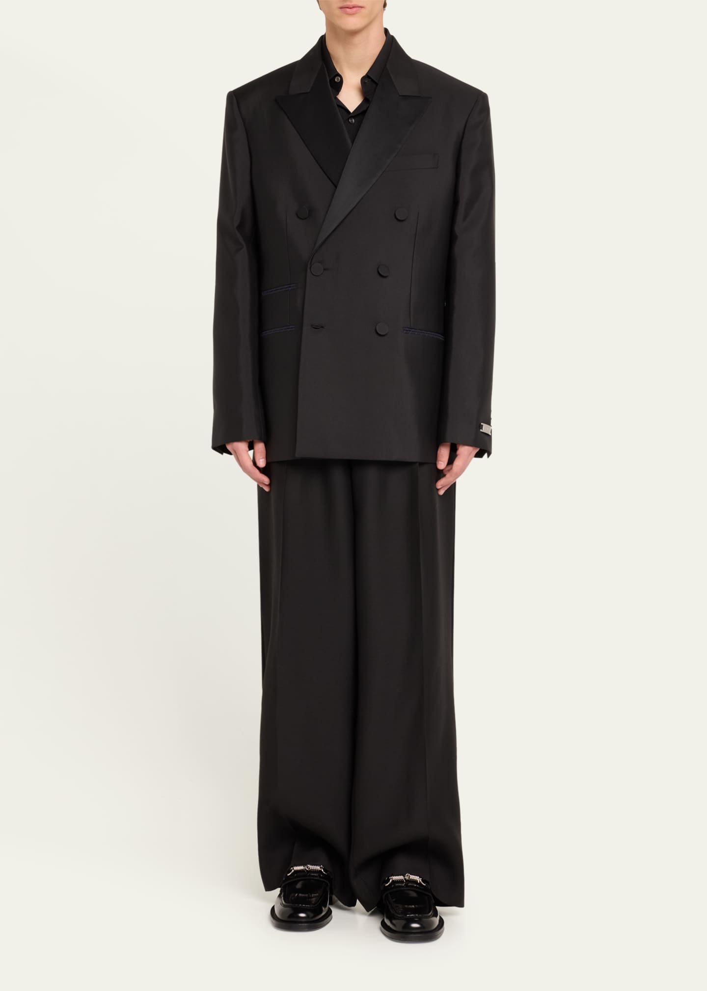 Burberry Men s Double Breasted Tuxedo Jacket