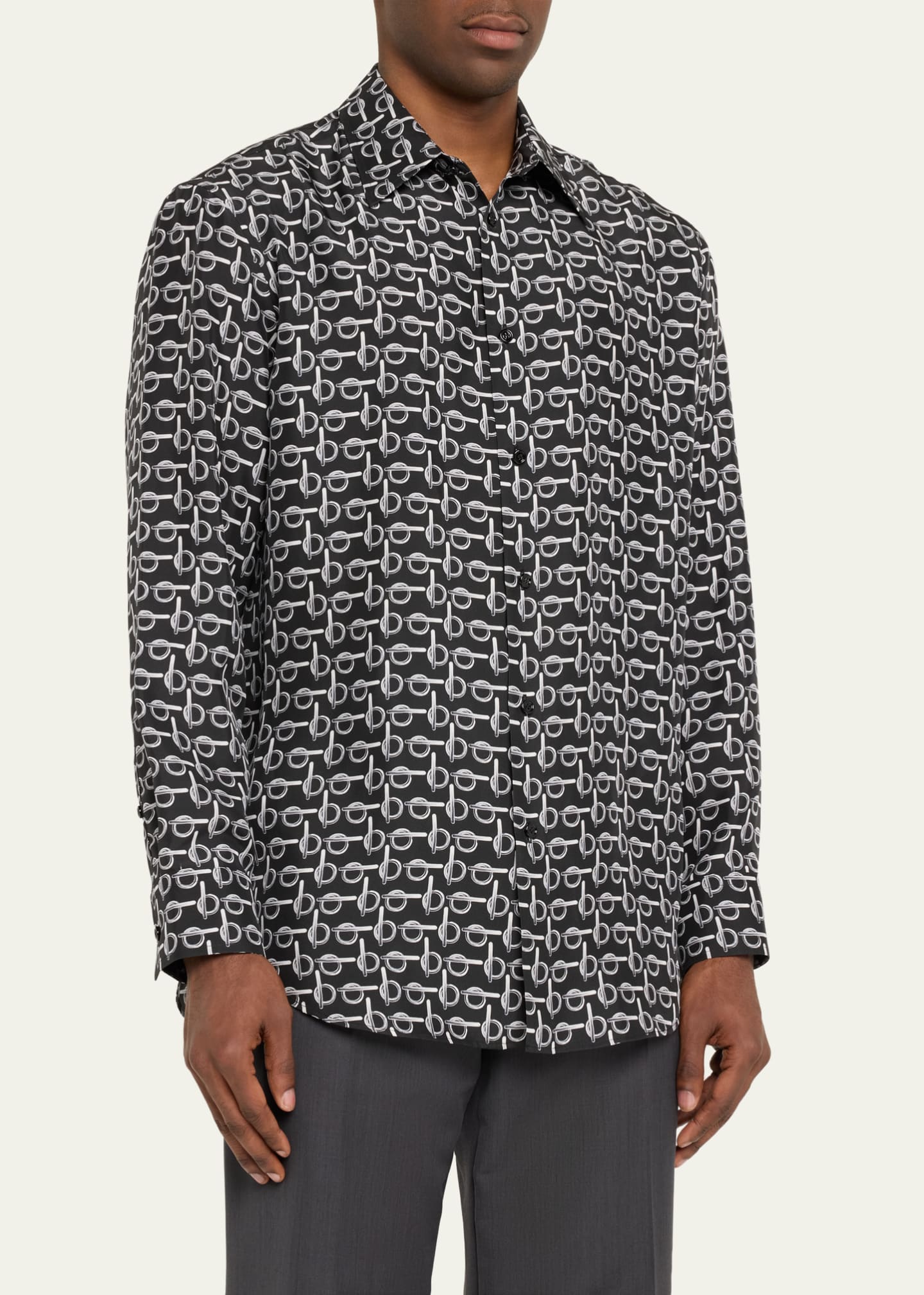 Burberry men dress shirt hot sale