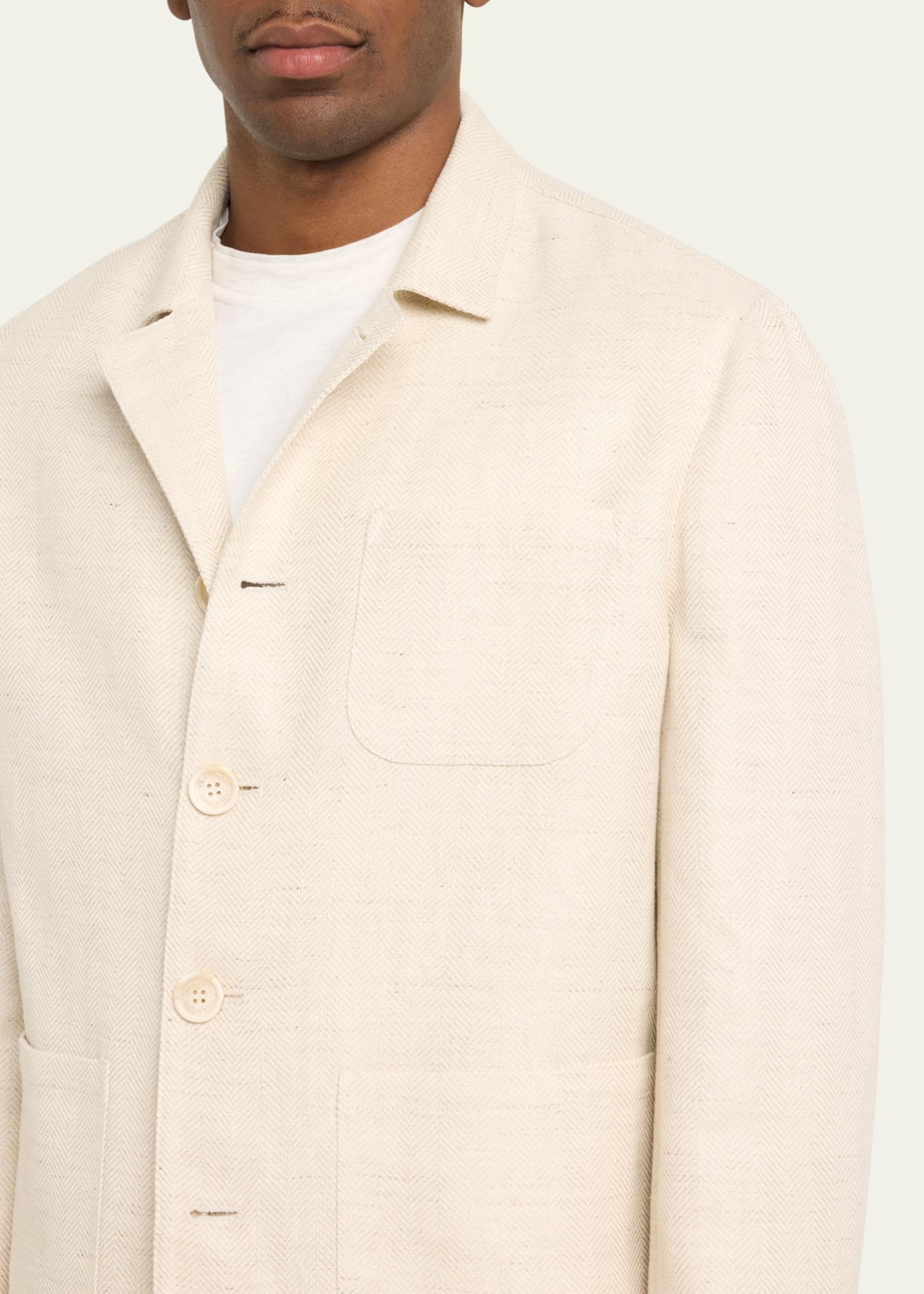 Jean Brunello Cucinelli Monili écru - Taille 40 (US 4), Jambes Larges, Denim Stone Wash, Italie