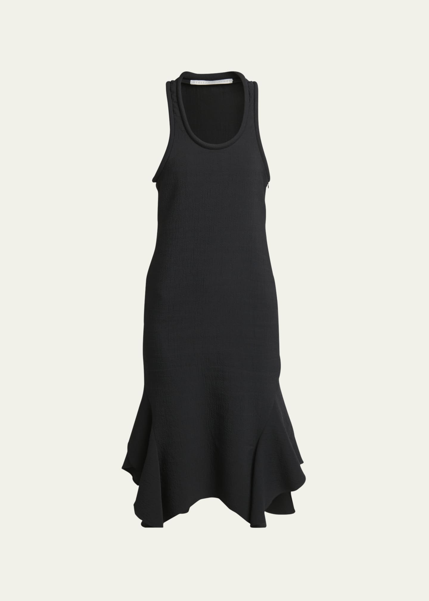 Stella McCartney Ruffle Hem Tank Midi Dress Bergdorf Goodman